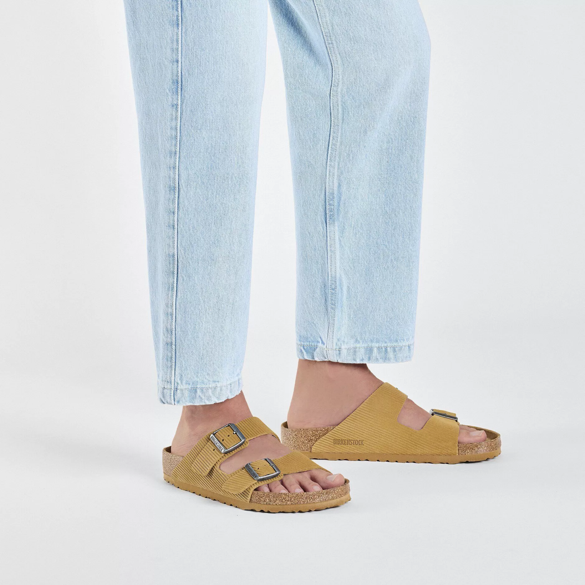 Birkenstock Arizona Corduroy Cork Brown New
