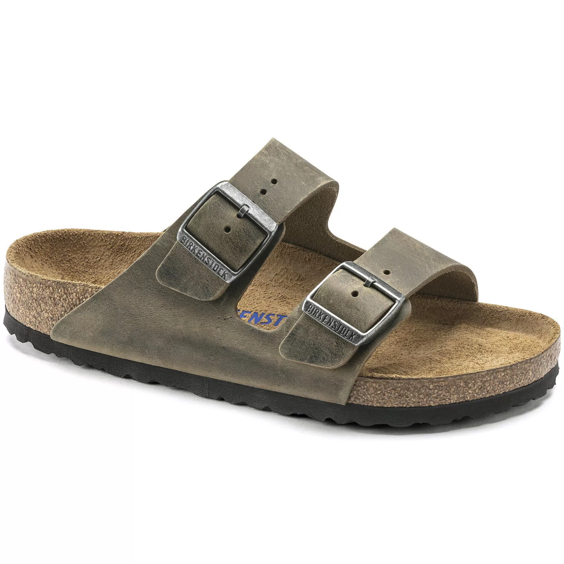 Birkenstock Arizona Blod Fodseng Faded Khaki Shop