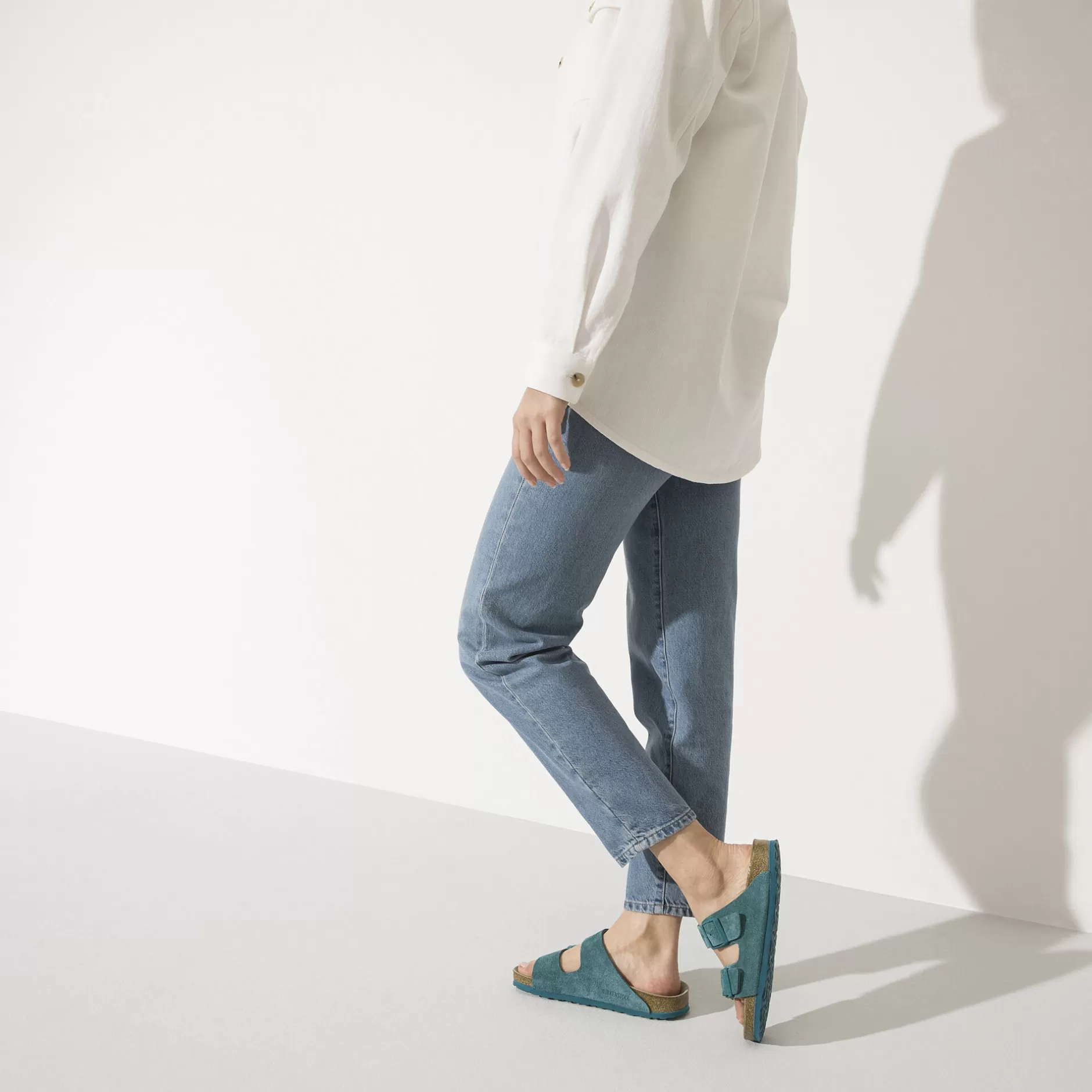 Birkenstock Arizona Blod Fodseng Dark Teal Shop