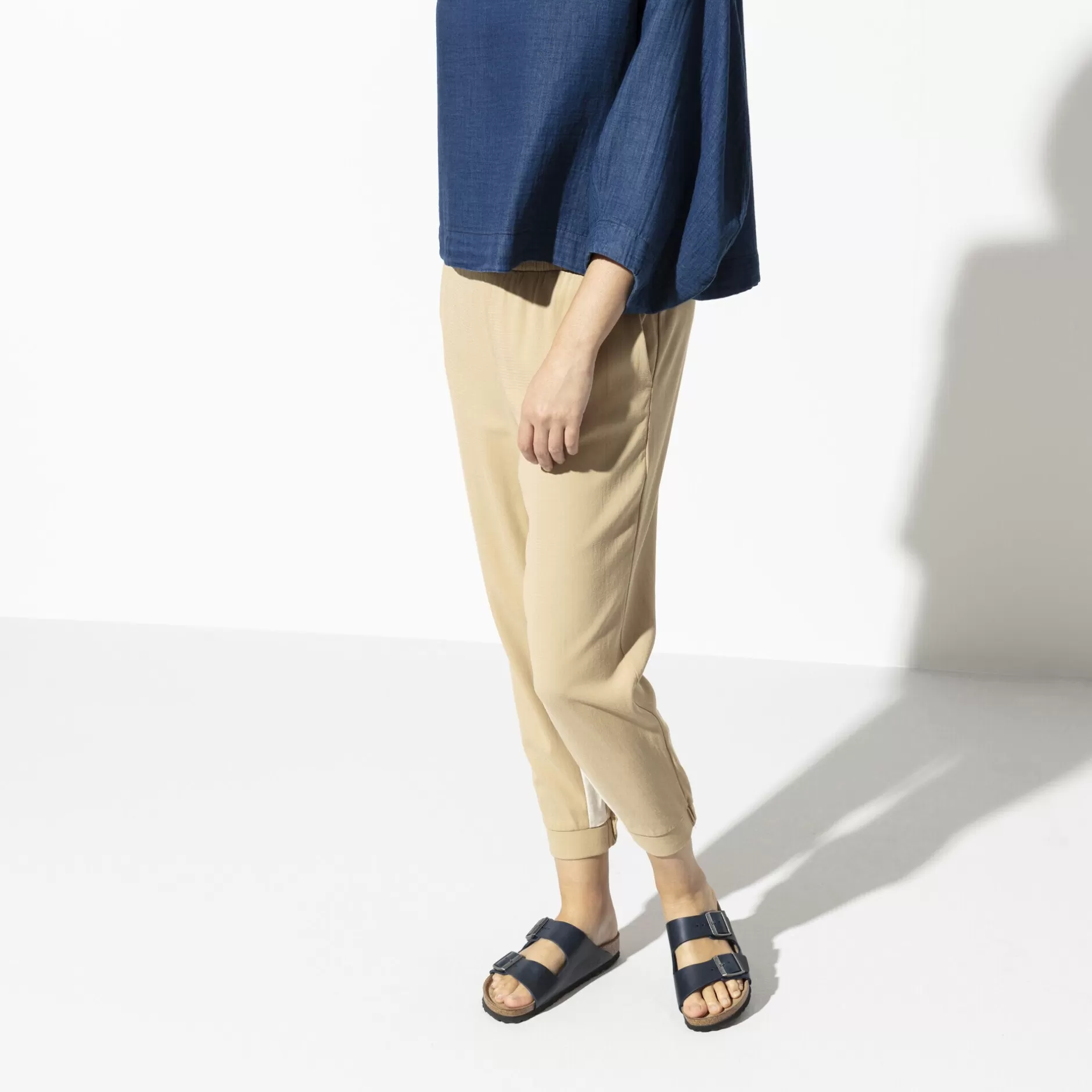 Birkenstock Arizona Blod Fodseng Blue Cheap