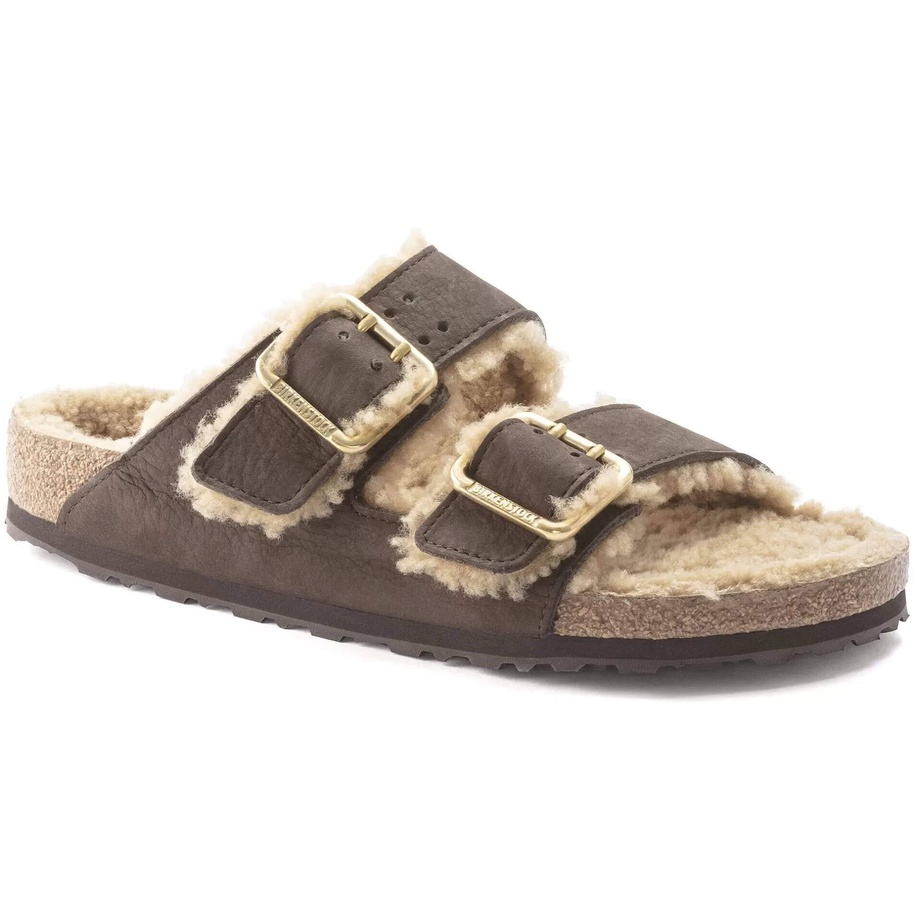 Birkenstock Arizona Bold Shearling Espresso Discount