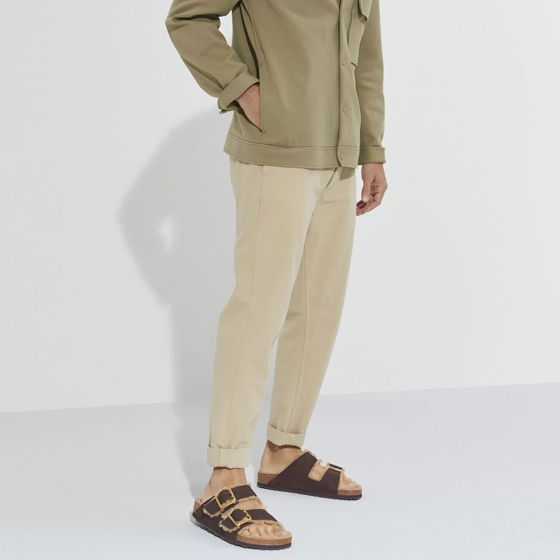 Birkenstock Arizona Bold Shearling Espresso Discount