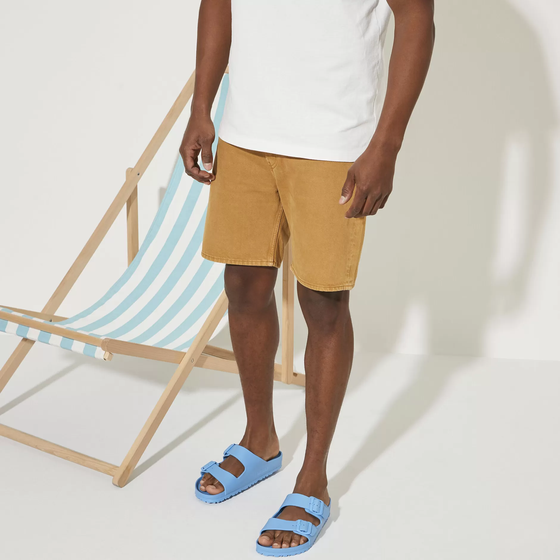 Birkenstock Arizona Essentials Sky Blue Flash Sale