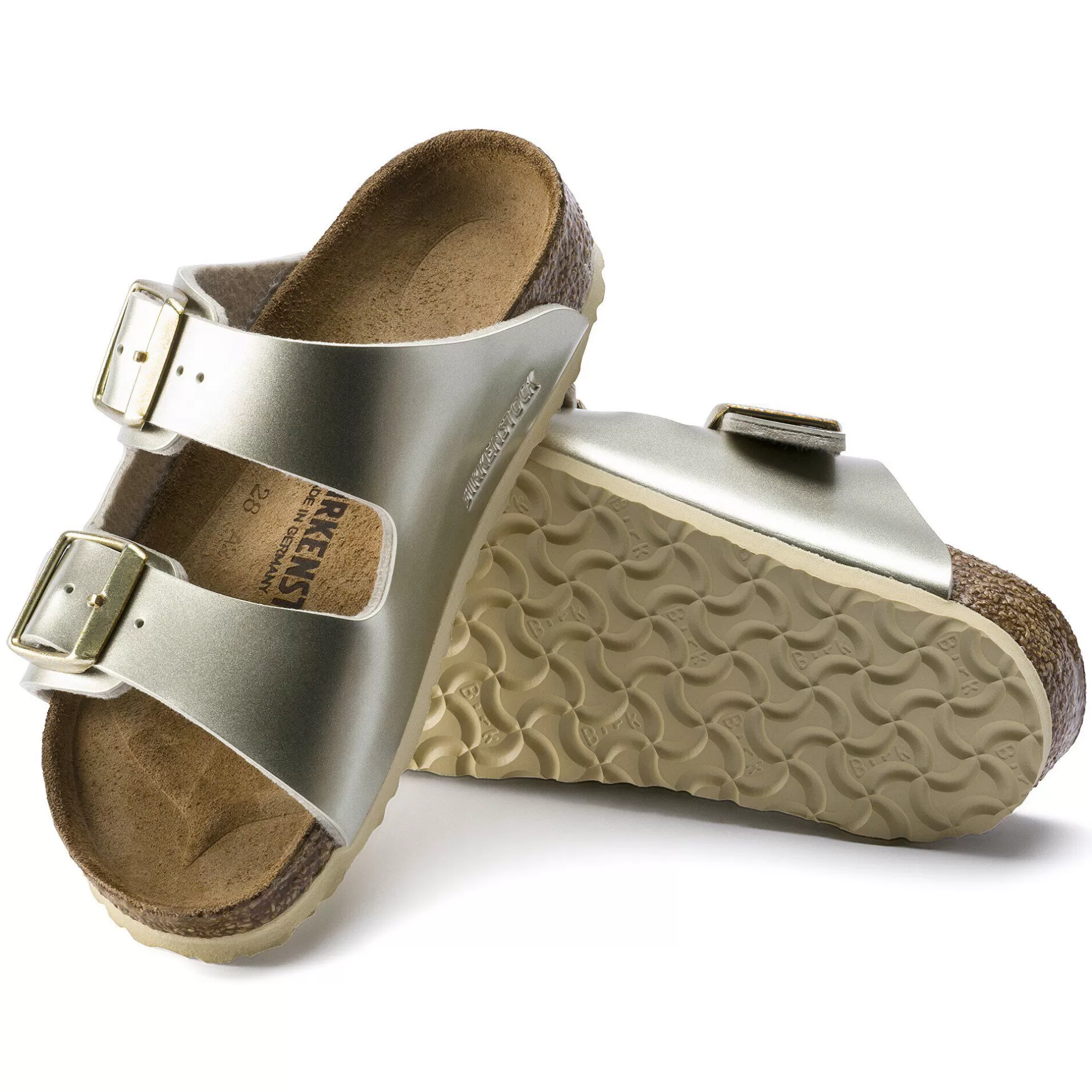 Birkenstock Arizona Kids Electric Metallic Gold Hot