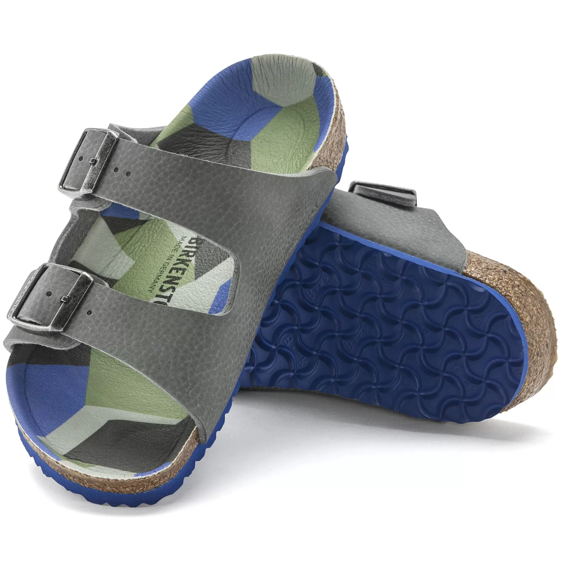 Birkenstock Arizona Kids Desert Soil Camo Gray Best Sale