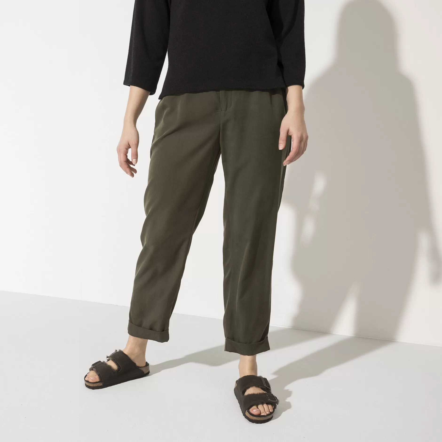 Birkenstock Arizona Lammeskind Mocha Flash Sale
