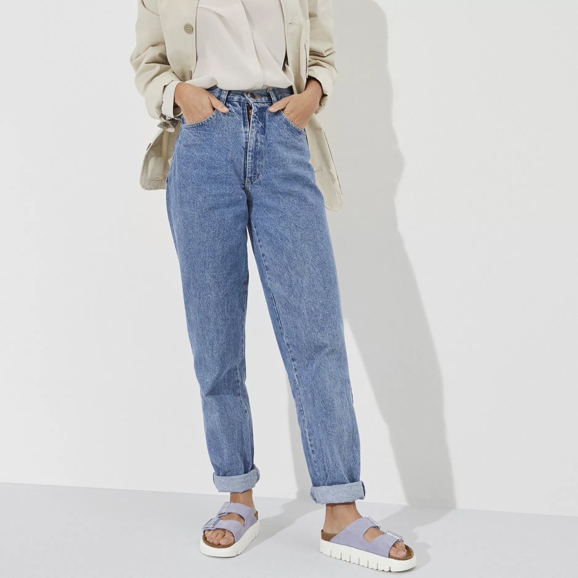 Birkenstock Arizona Pap Chunky Purple Fog Best Sale
