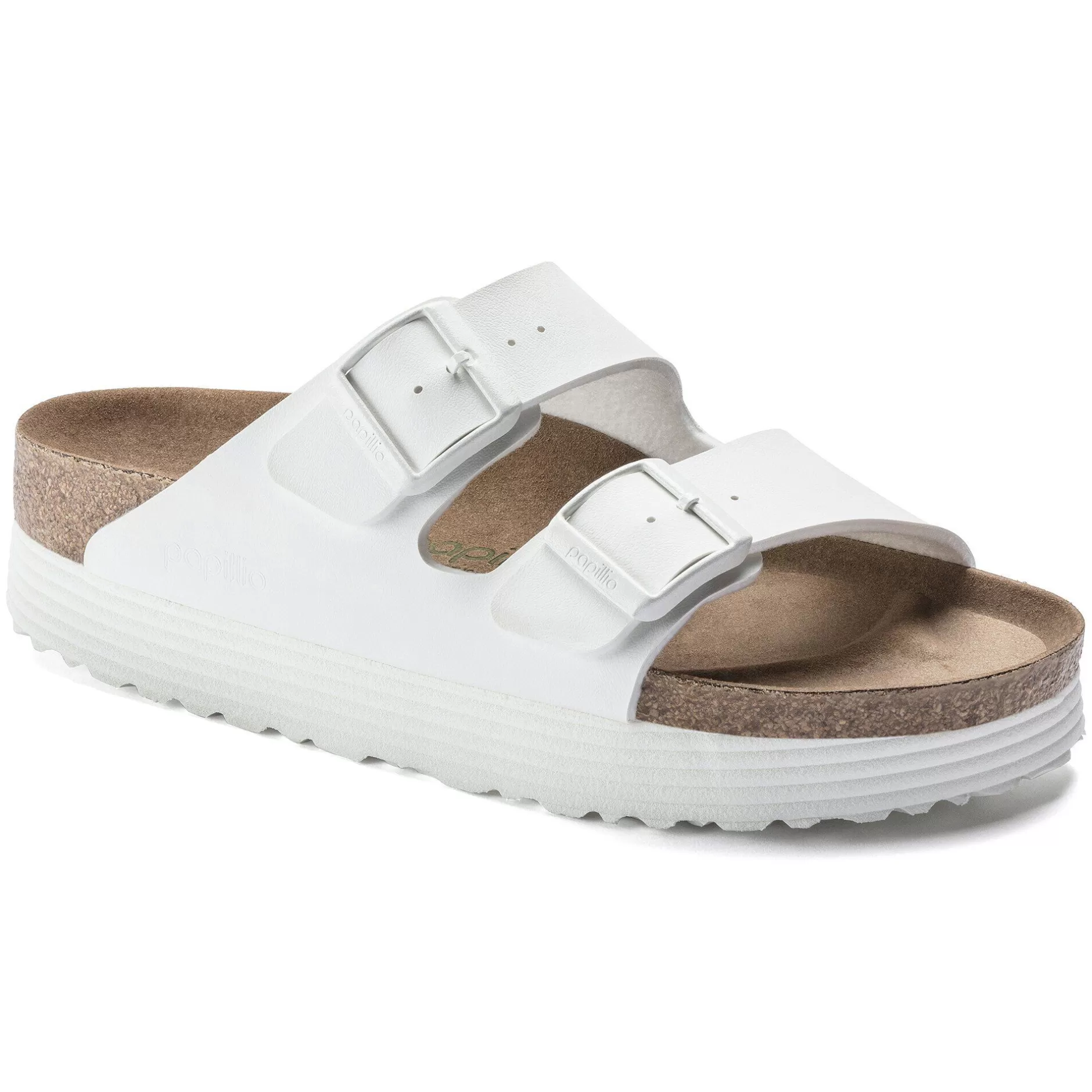 Birkenstock Arizona Platform Vegansk White Shop