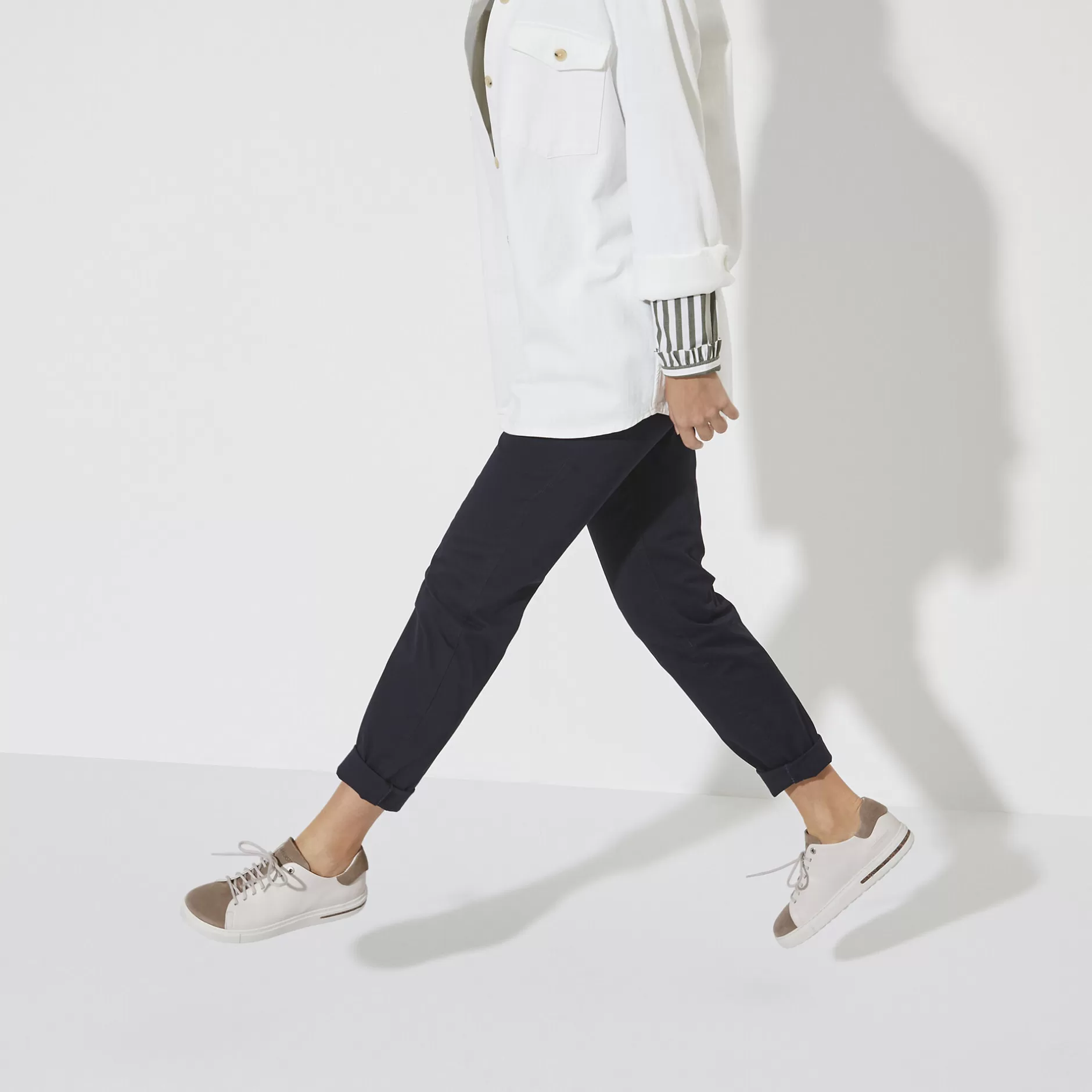 Birkenstock Bend Low Decon Pop Taupe/Eggshell Flash Sale