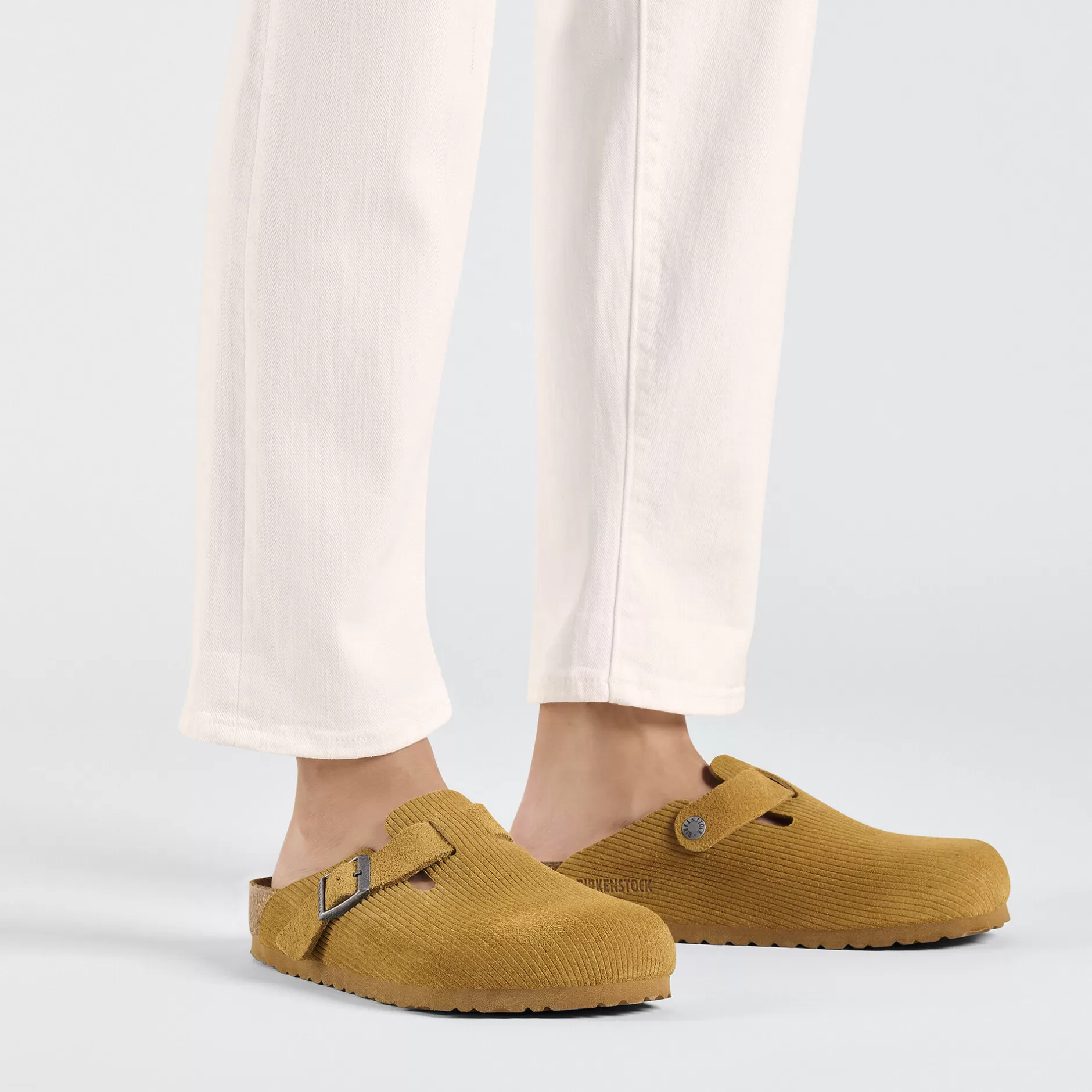 Birkenstock Boston Corduroy Cork Brown Shop