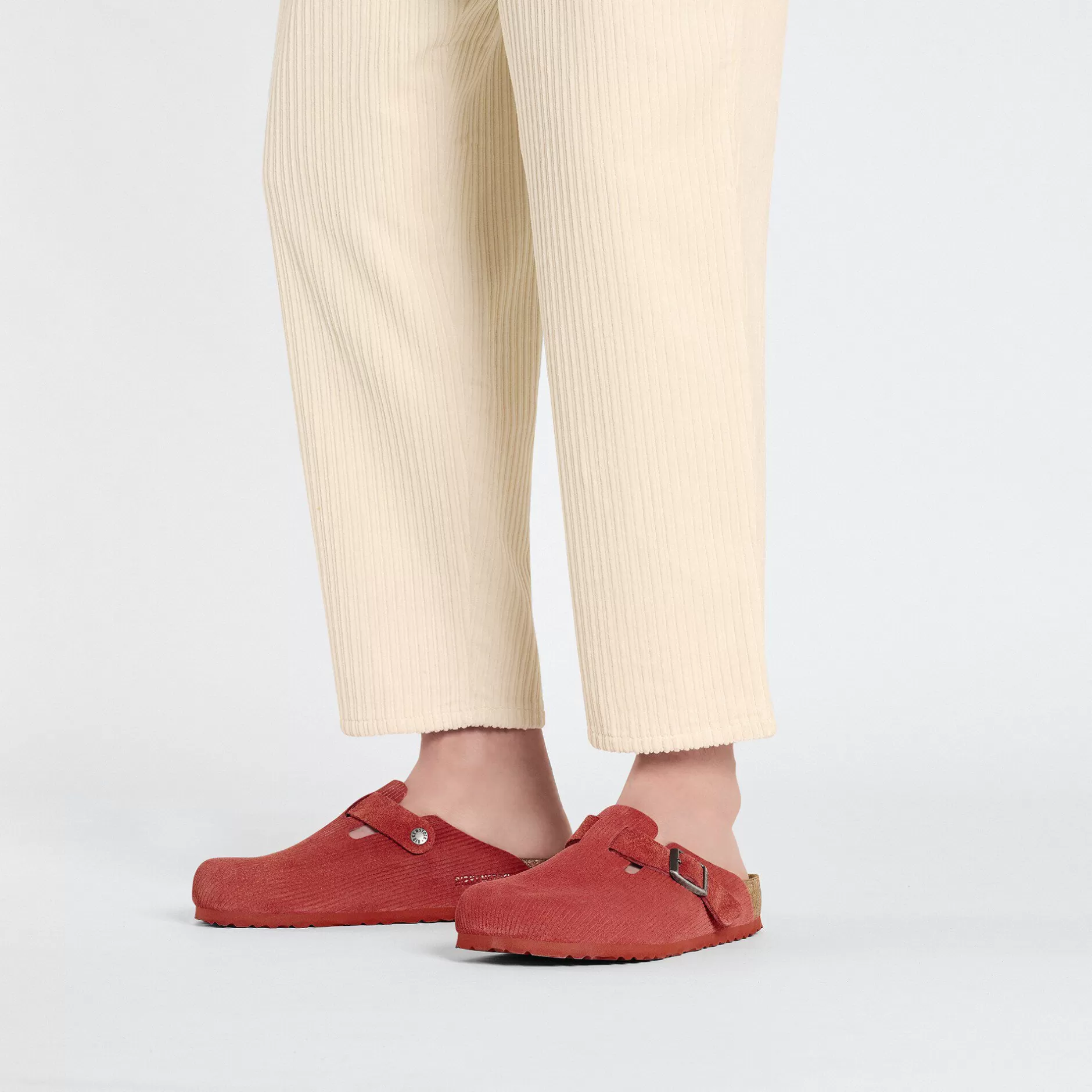 Birkenstock Boston Corduroy Sienna Red Store