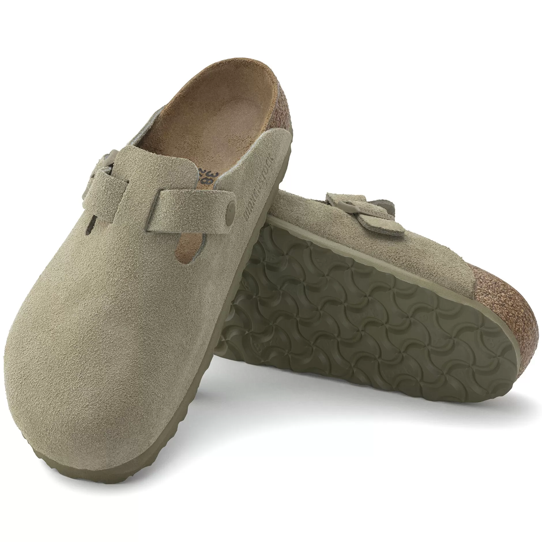 Birkenstock Boston Faded Khaki Cheap