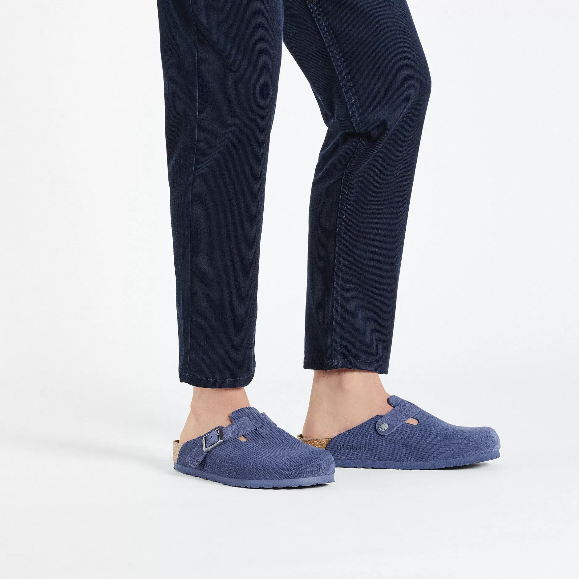 Birkenstock Boston Corduroy Indigo Outlet