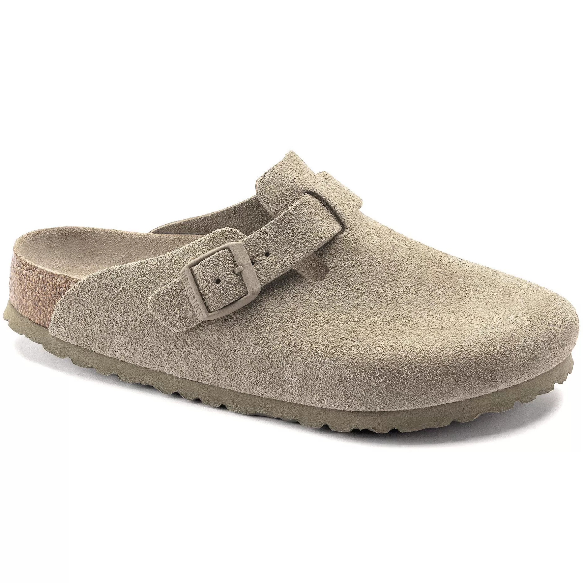 Birkenstock Boston Blod Fodseng Faded Khaki Cheap