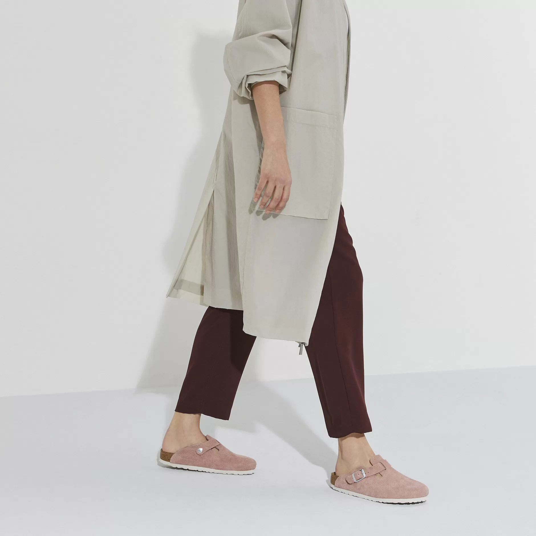 Birkenstock Boston Blod Fodseng Pink Clay Best