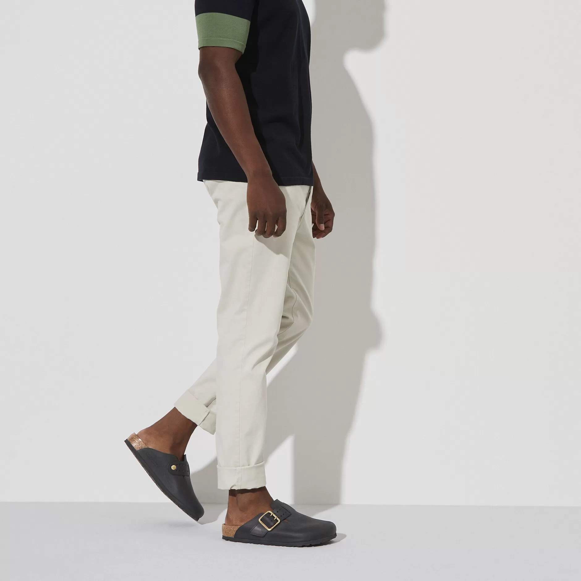 Birkenstock Boston Bold Gap Black Clearance