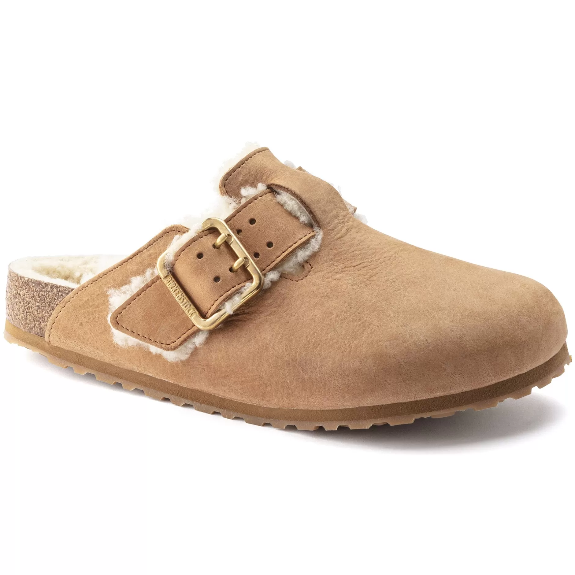 Birkenstock Boston Bold Shearling Cognac Best