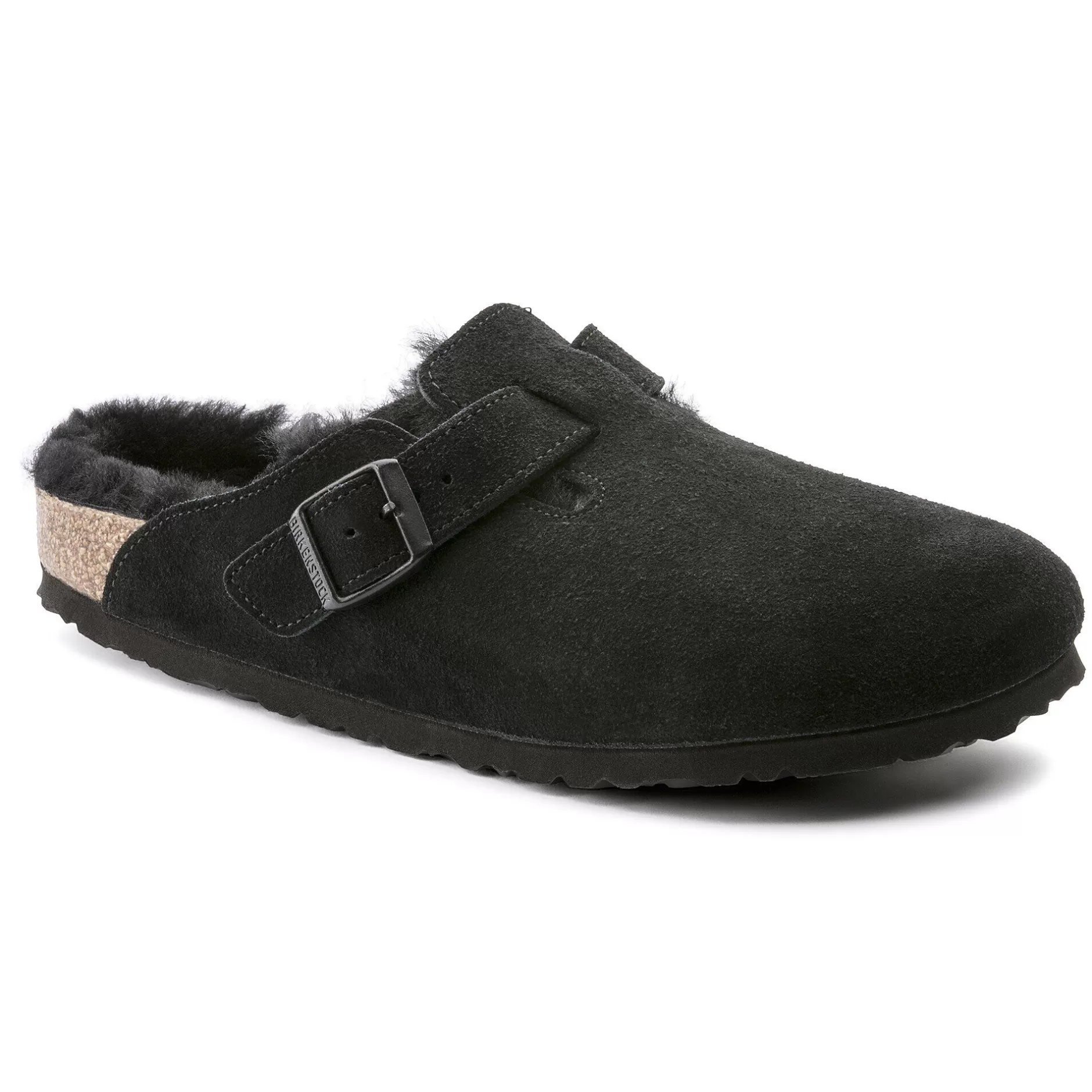Birkenstock Boston Lammeskind Black Shop