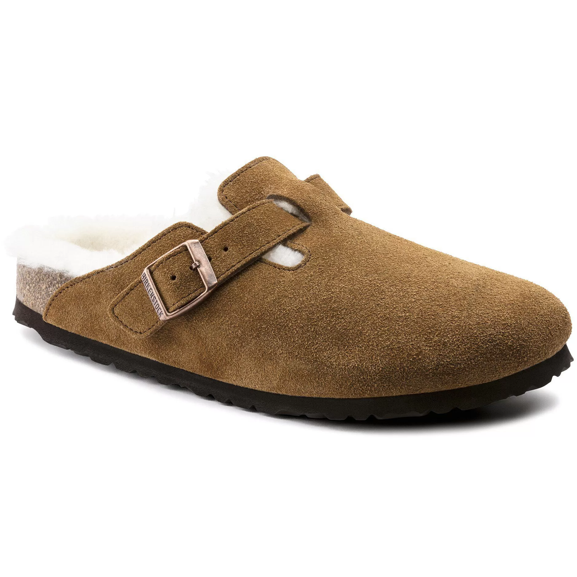 Birkenstock Boston Lammeskind Mink Sale