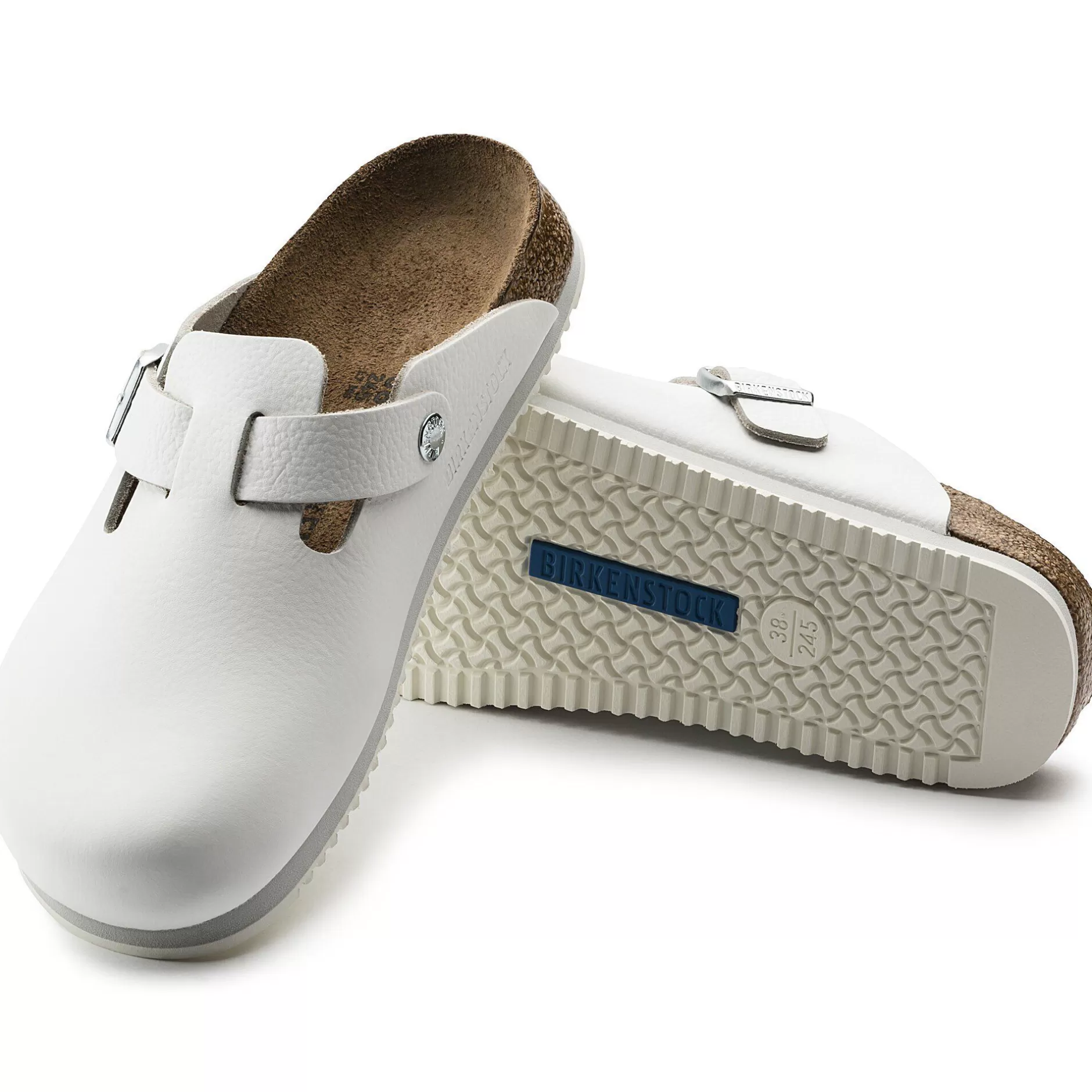 Birkenstock Boston Supergreb White Outlet