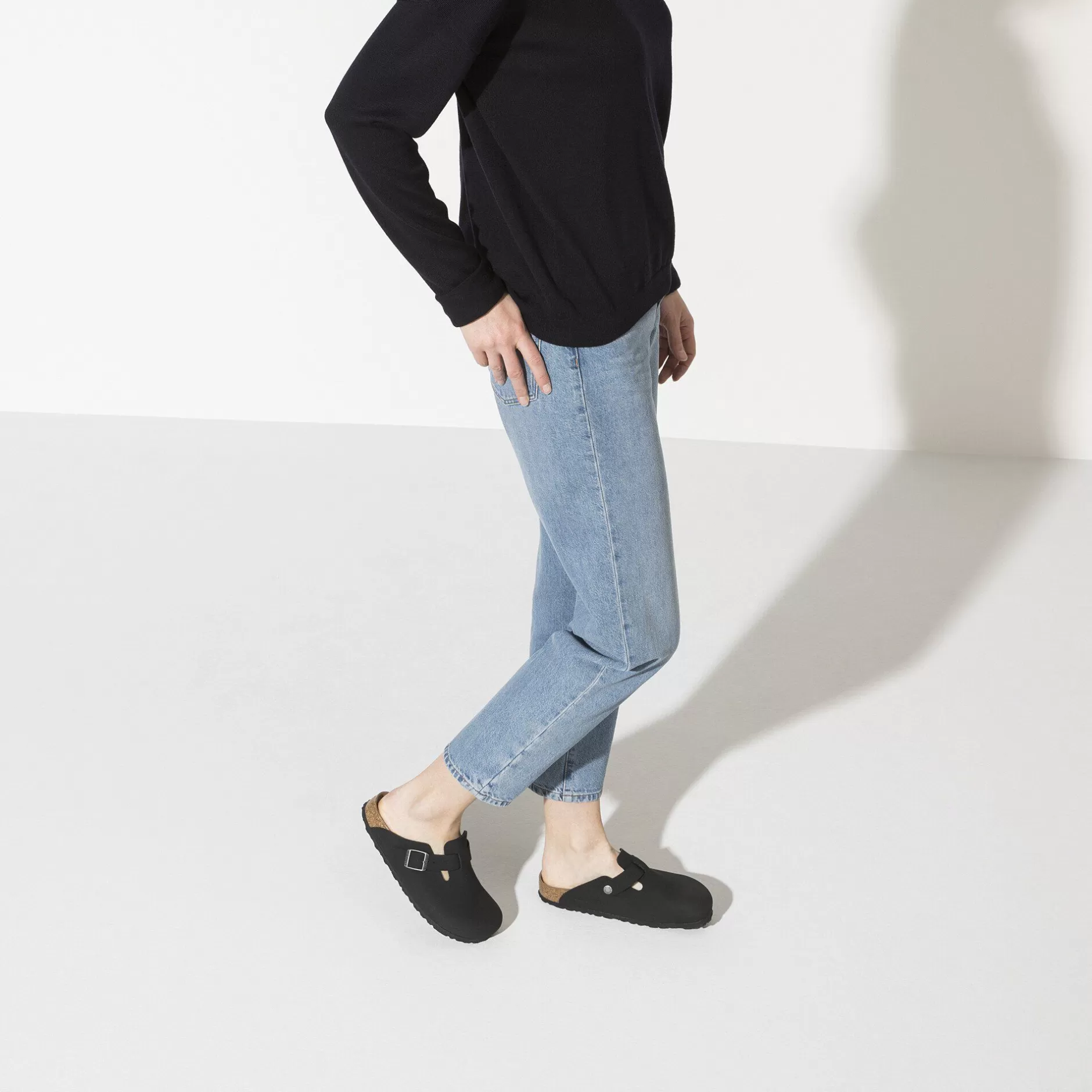 Birkenstock Boston Vegansk Black Fashion