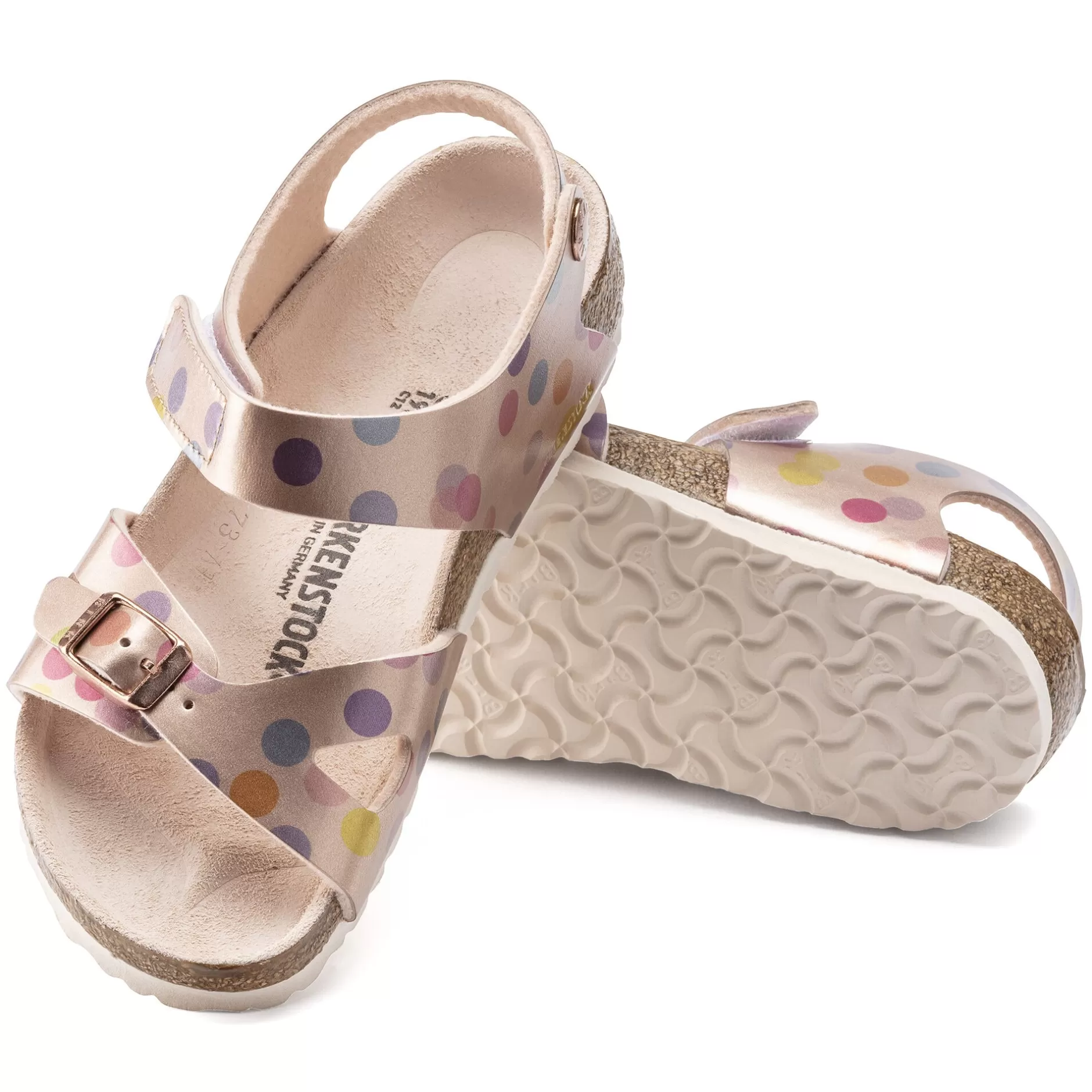 Birkenstock Colorado Kids Electric Metallic Dots Copper Cheap