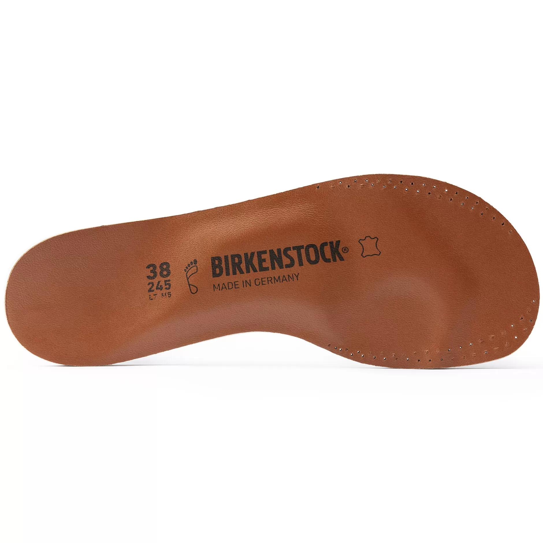 Birkenstock Comfort Fodsengssal Laeder Brown Hot