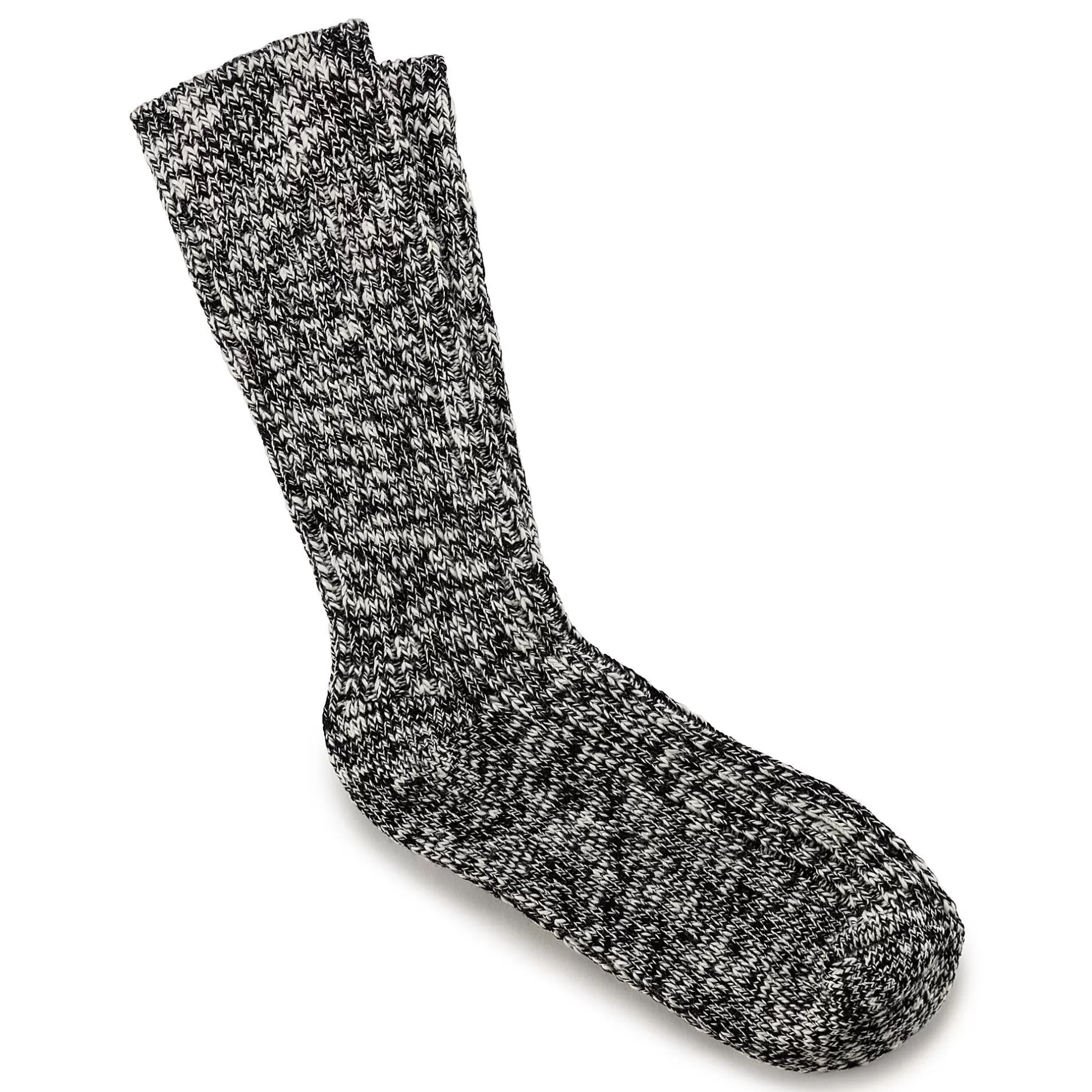 Birkenstock Cotton Slub Damer Black/Gray Shop