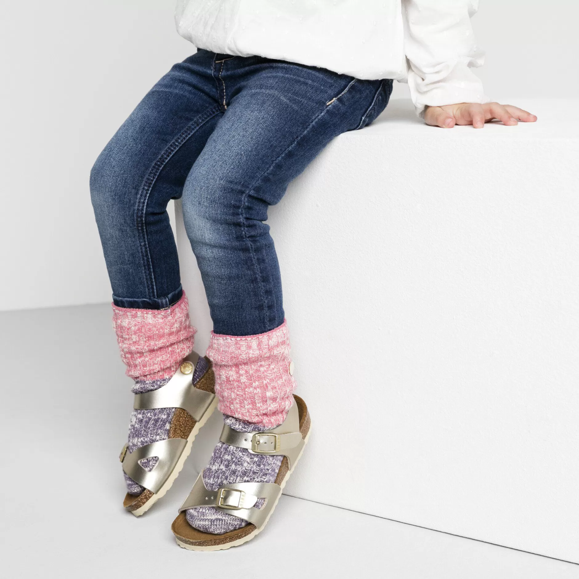 Birkenstock Cotton Slub Kids Desert Rose Cheap