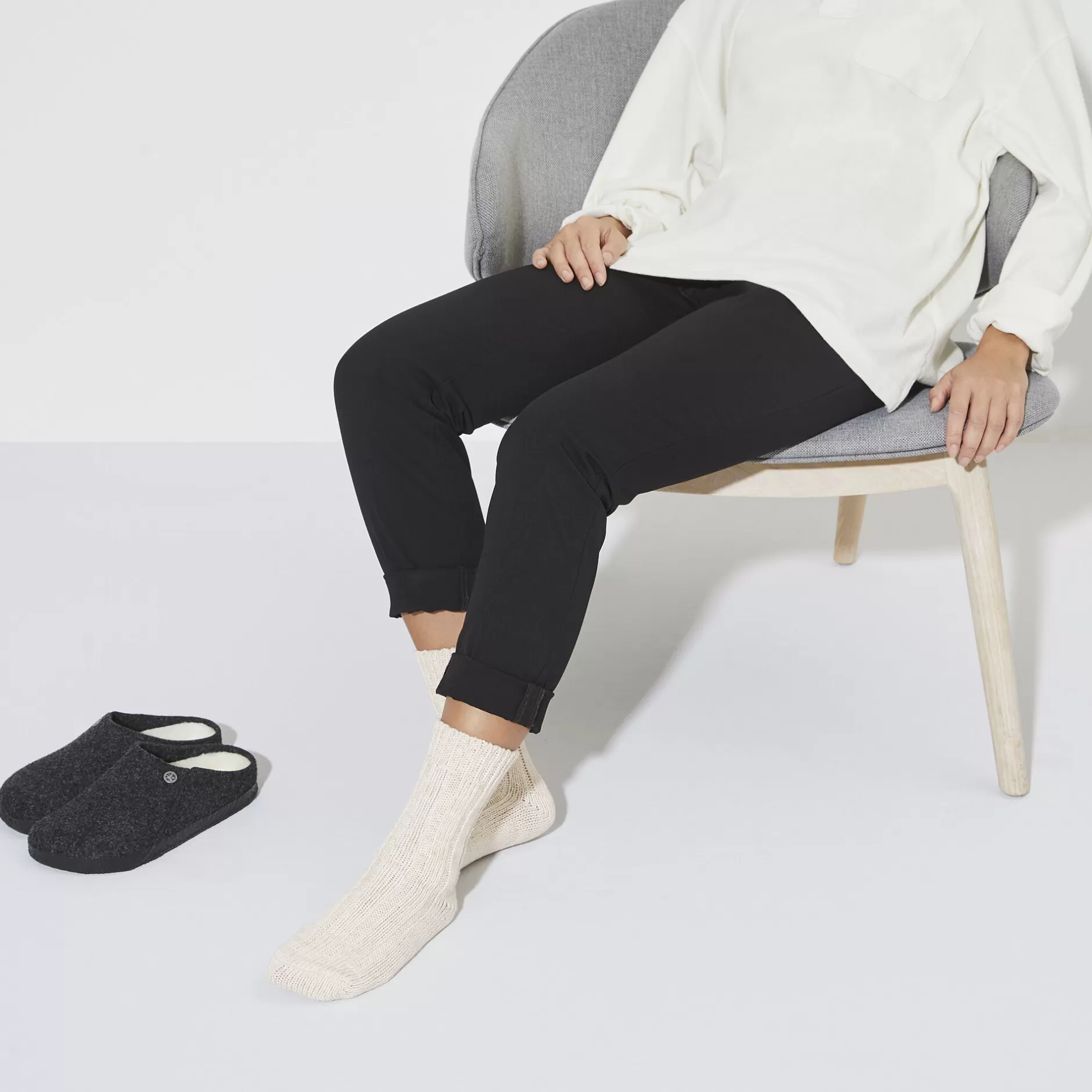 Birkenstock Cotton Twist Damer Off White Best