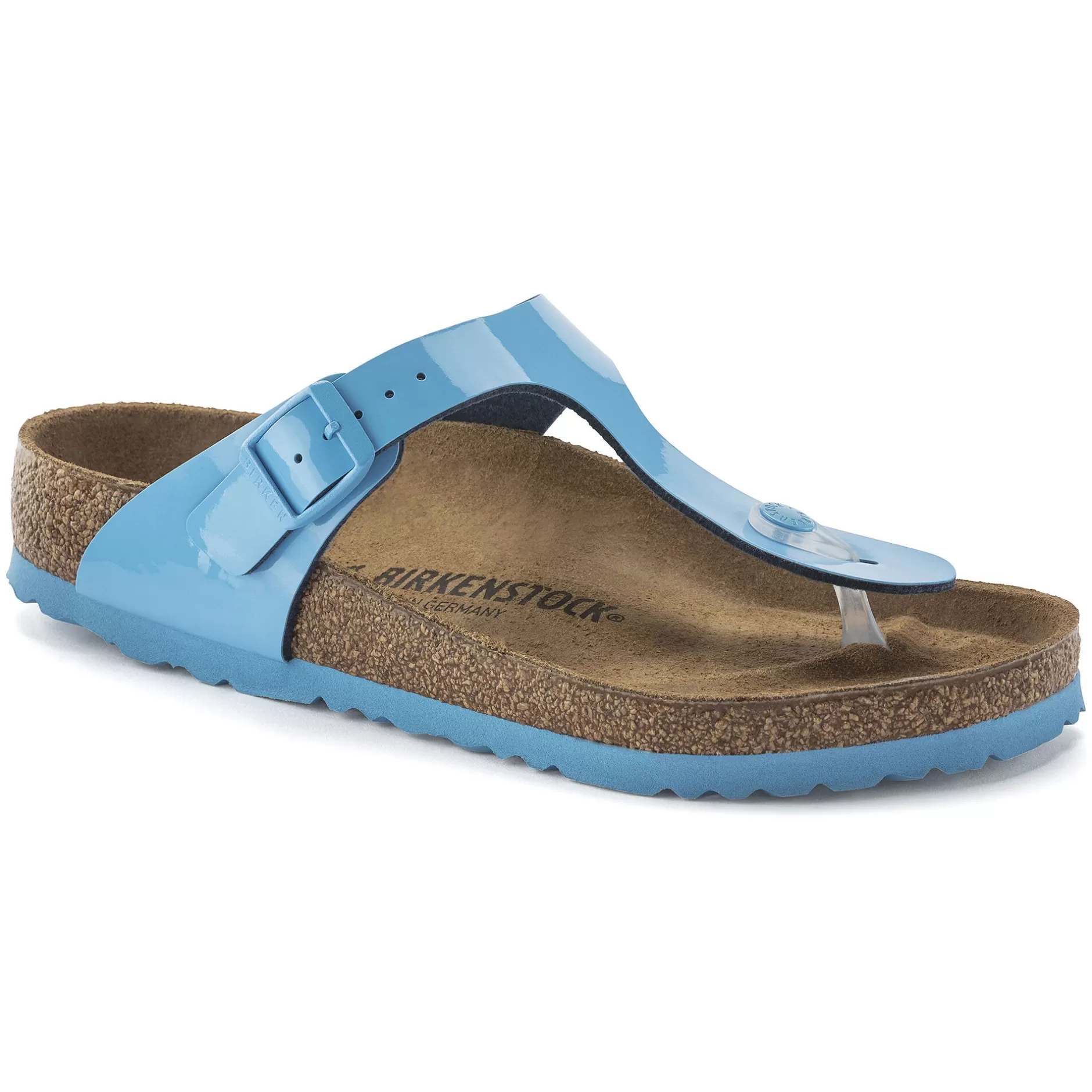 Birkenstock Gizeh Patent Sky Blue Sale