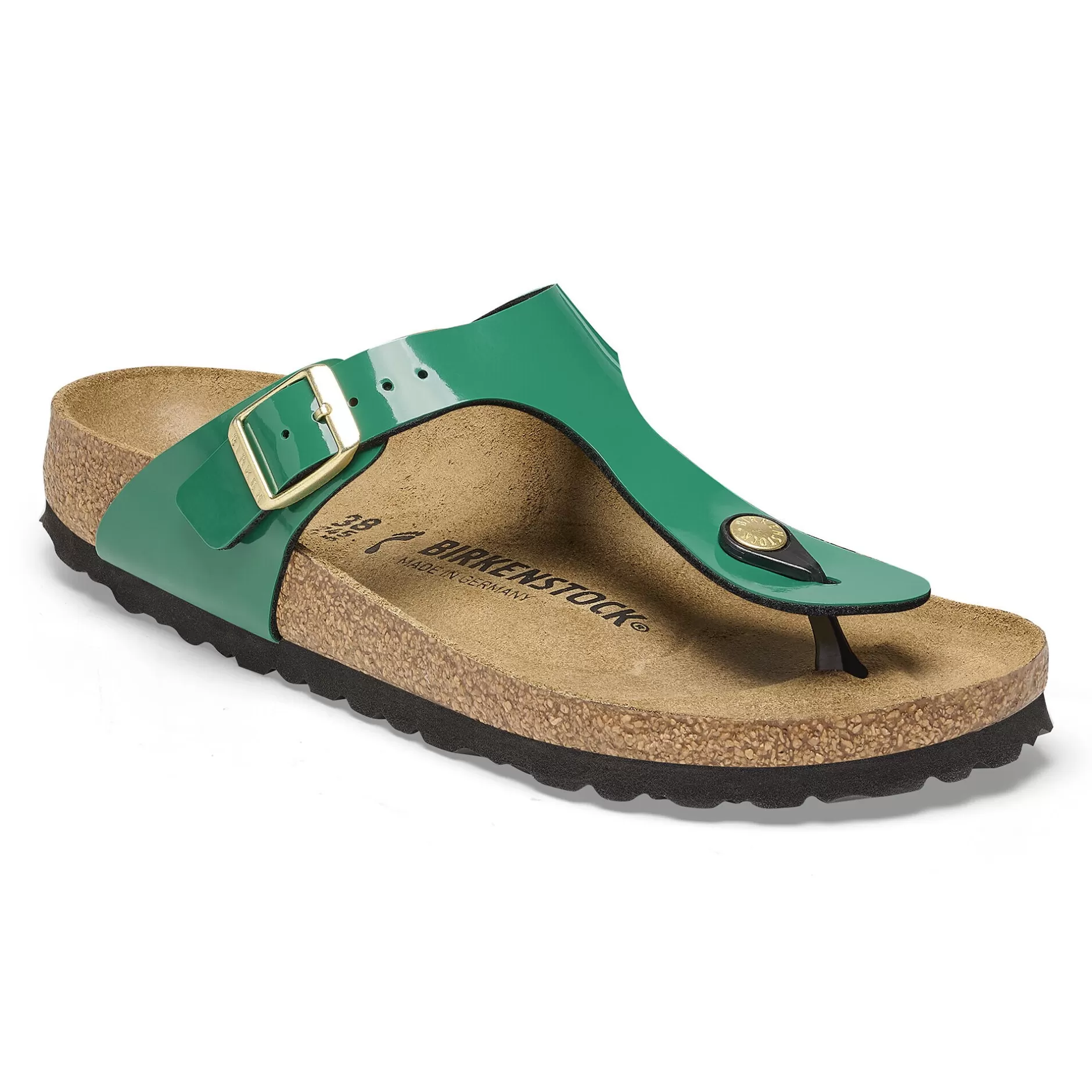 Birkenstock Gizeh Patent Digital Green Store