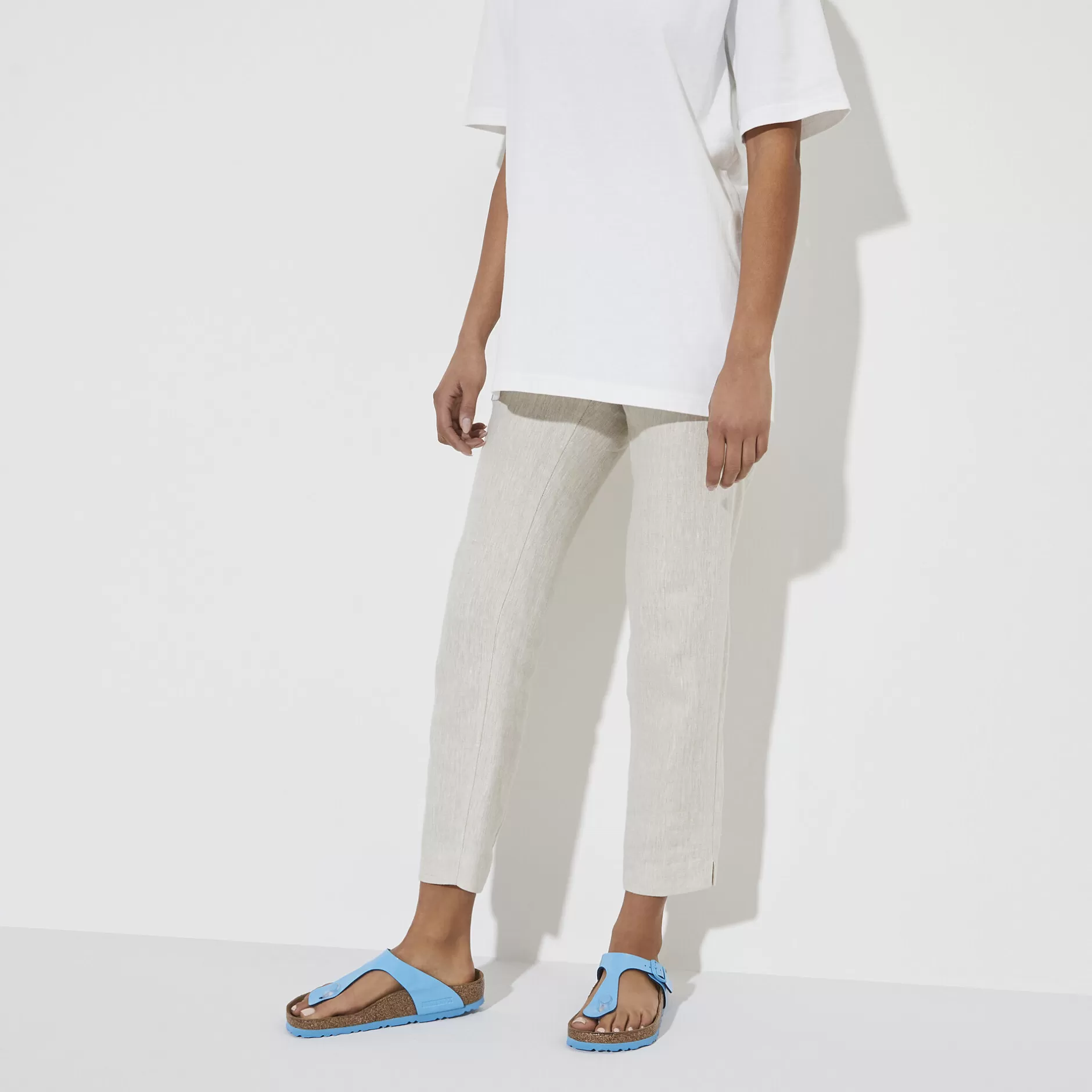 Birkenstock Gizeh Patent Sky Blue Sale