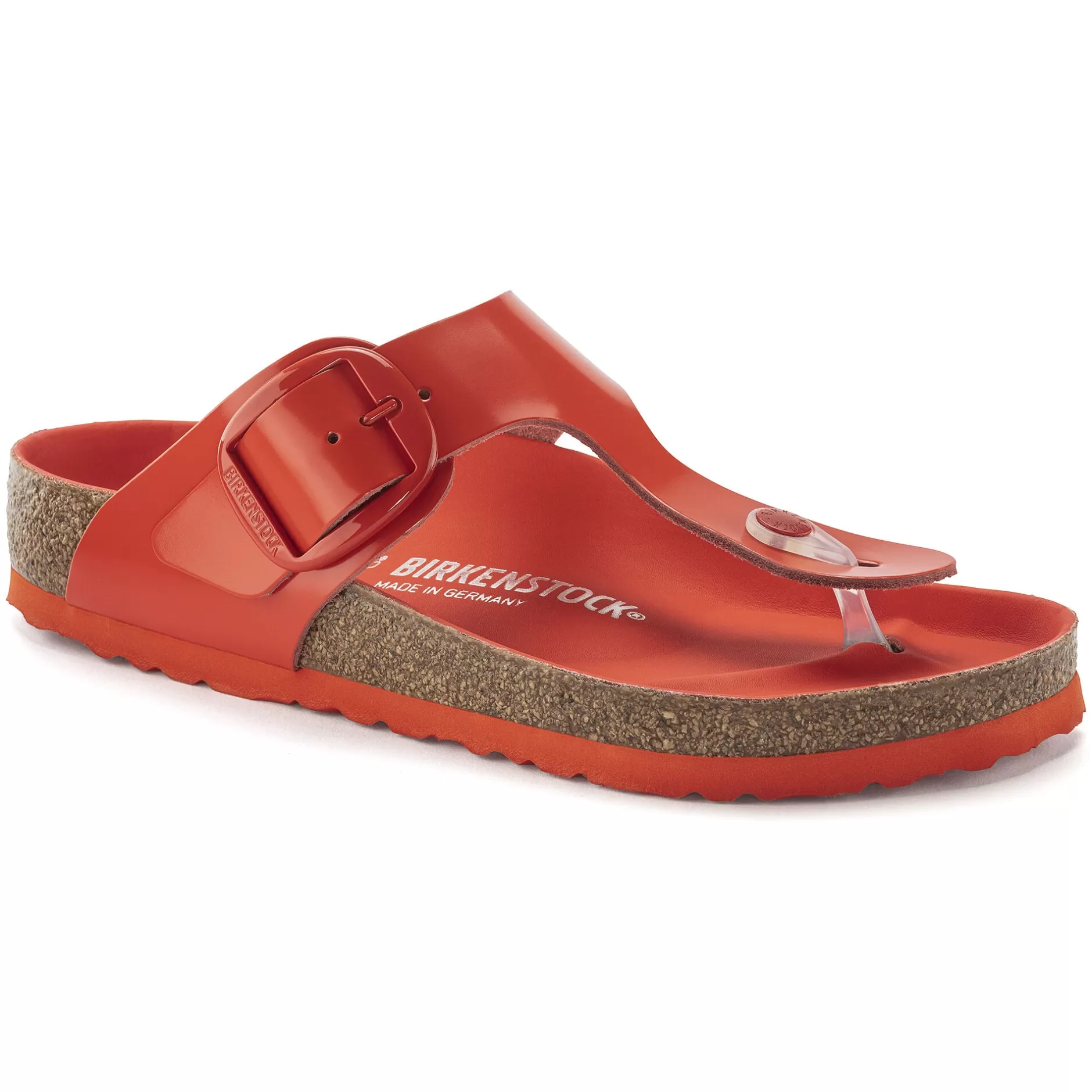 Birkenstock Gizeh Big Buckle High Shine Tomato Clearance