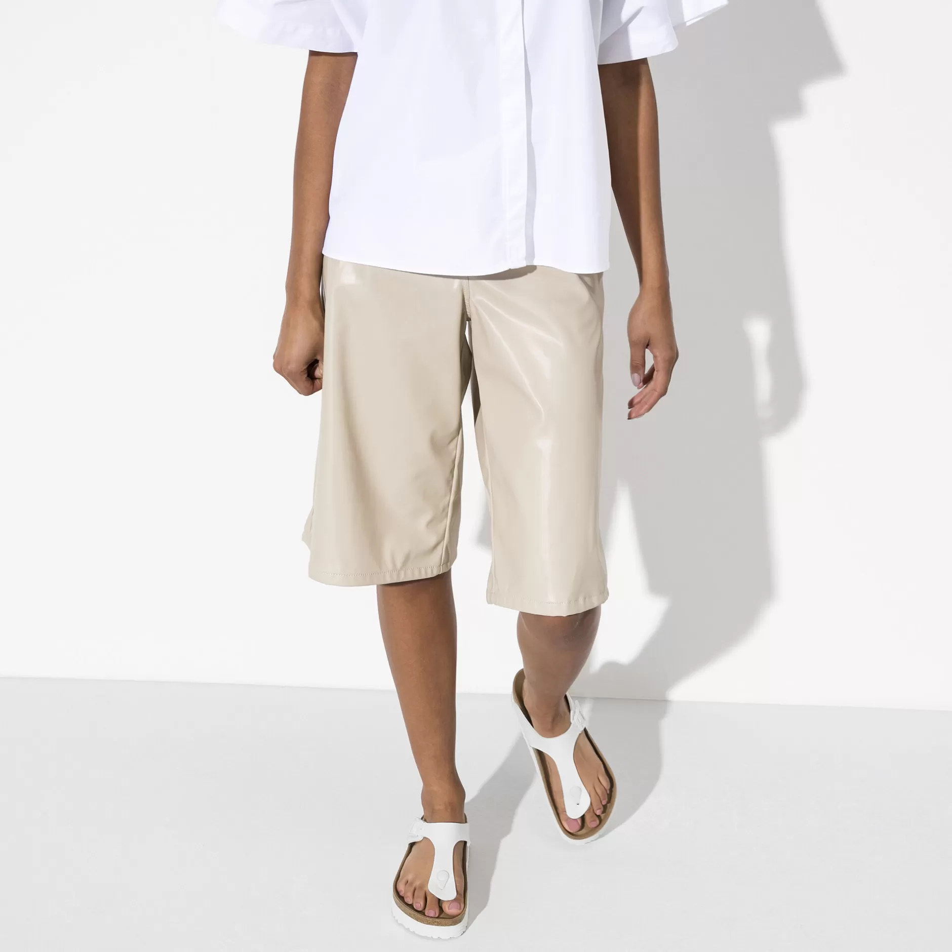 Birkenstock Gizeh Platform Vegansk White Online