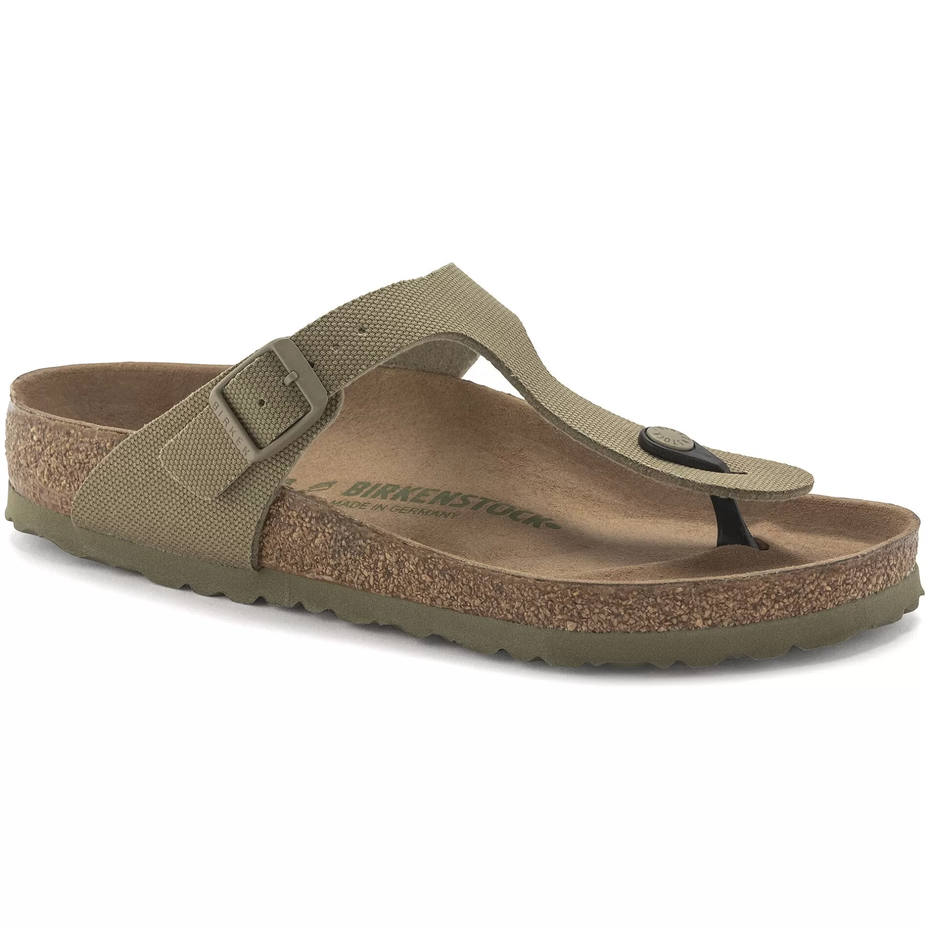 Birkenstock Gizeh Vegansk Faded Khaki Sale