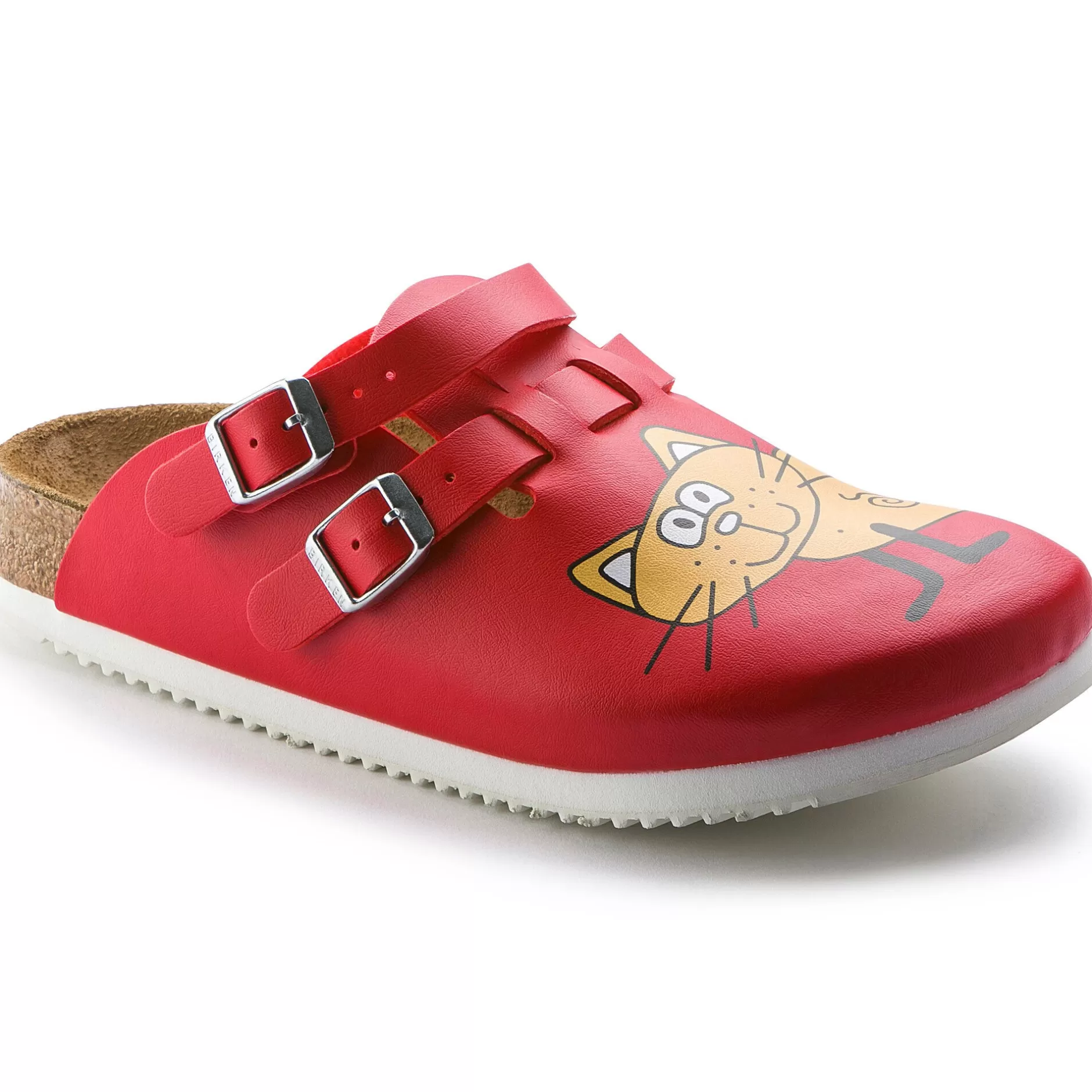 Birkenstock Kay Sl Cat Red Background New