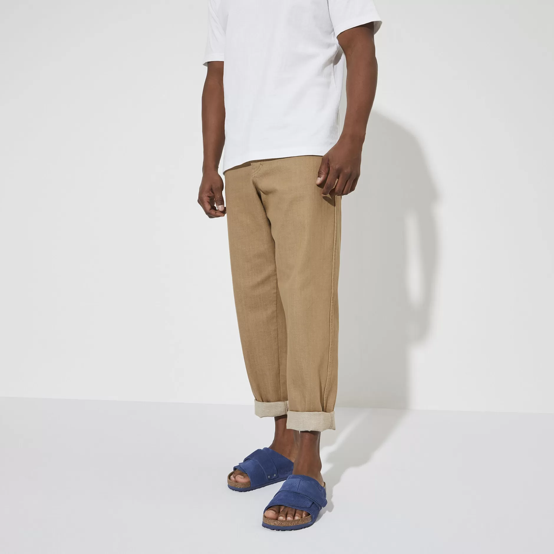 Birkenstock Kyoto Desert Buck Indigo Blue Online