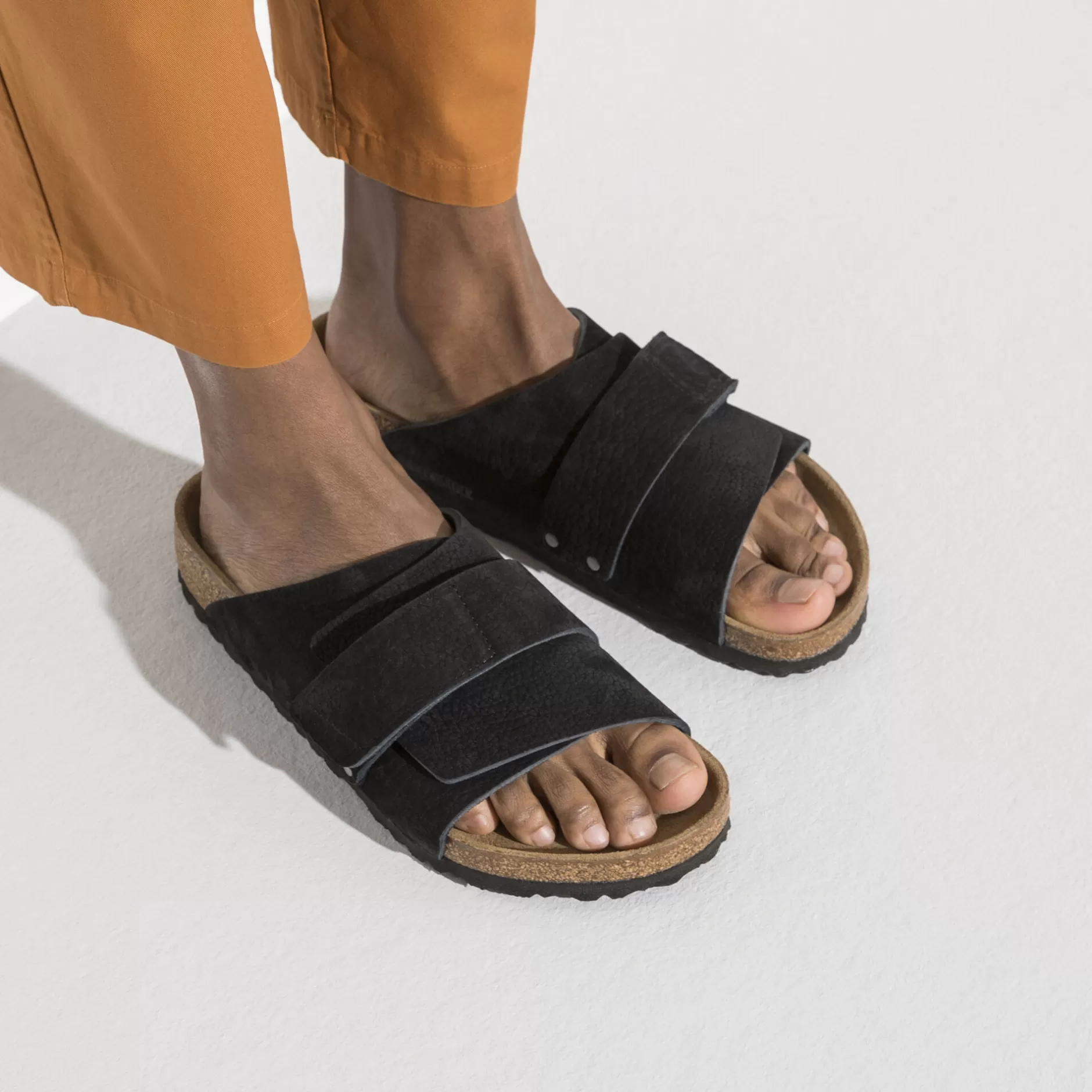 Birkenstock Kyoto Desert Dust Black New