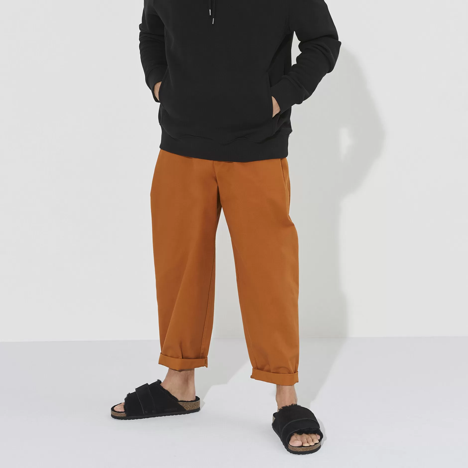 Birkenstock Kyoto Shearling Black Cheap