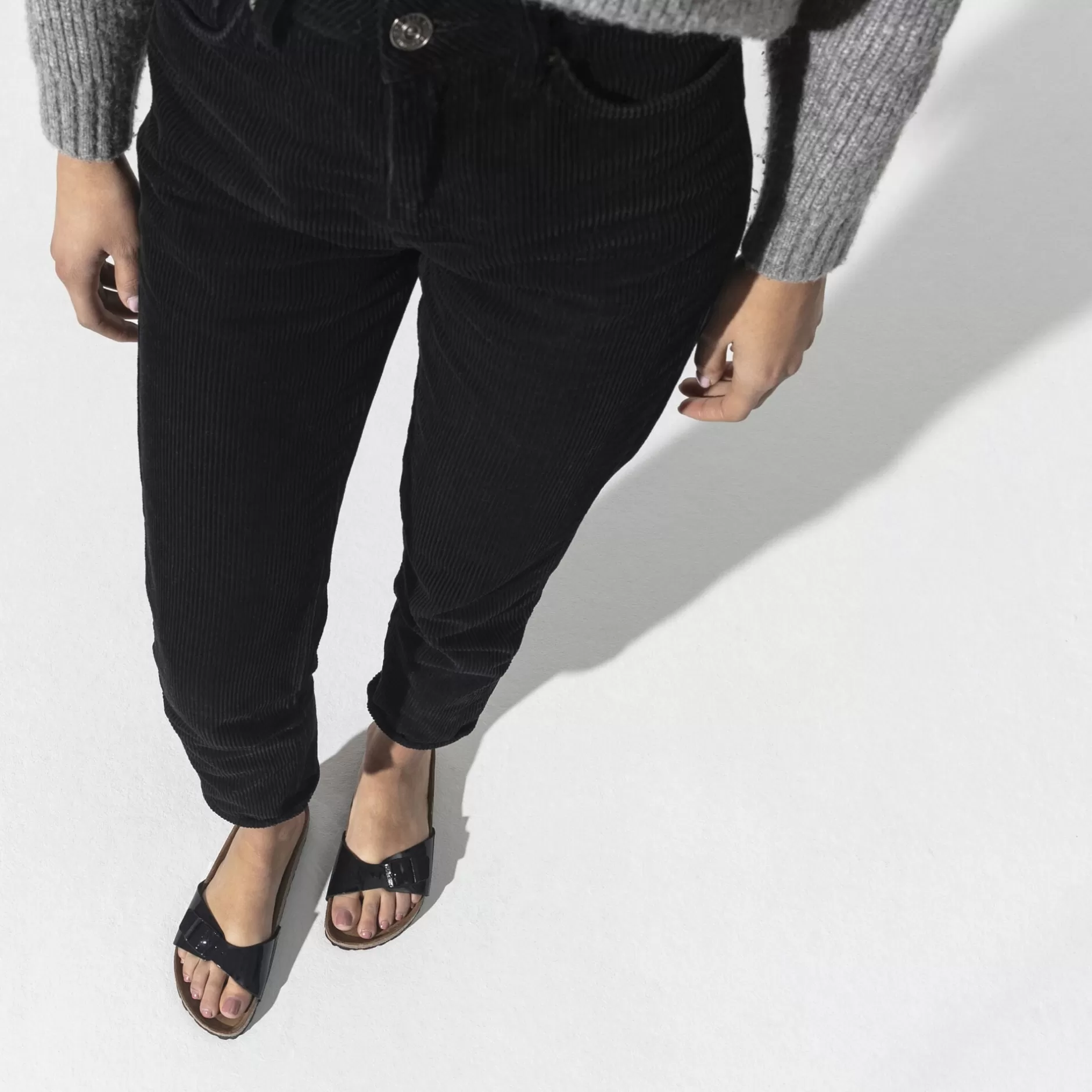 Birkenstock Madrid Black Patent Sale