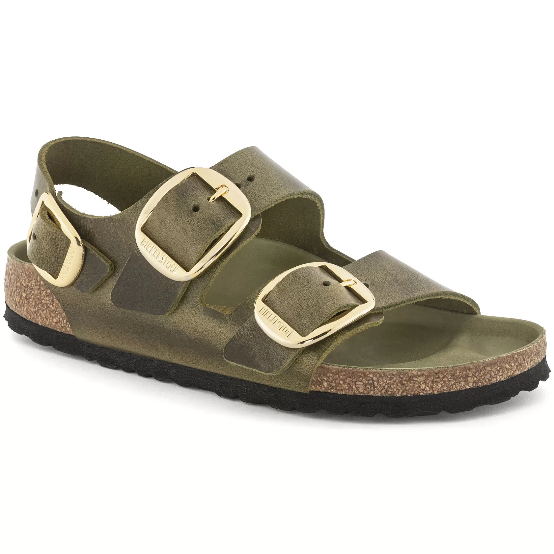 Birkenstock Milano Big Buckle Olive Green Online