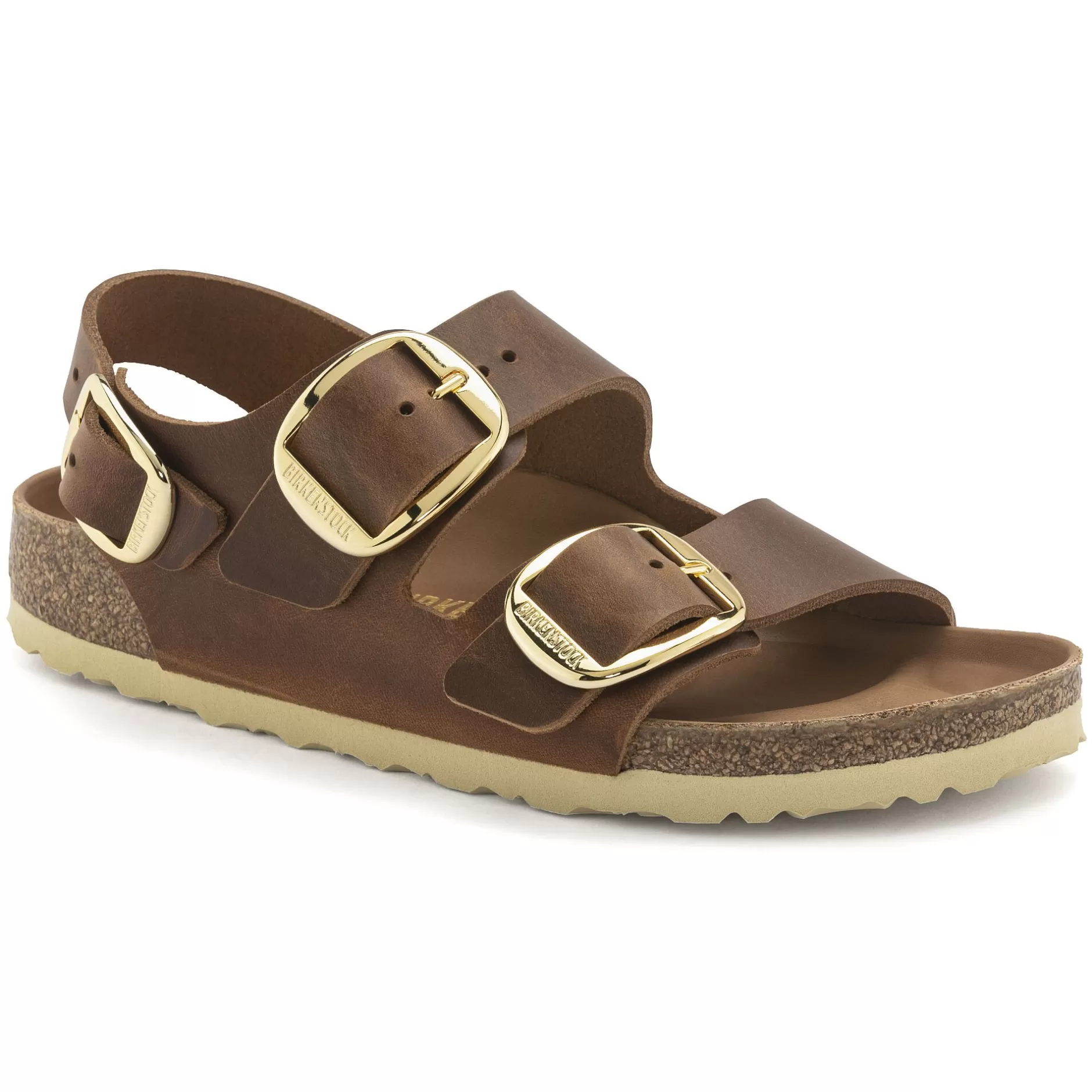 Birkenstock Milano Big Buckle Cognac Best Sale