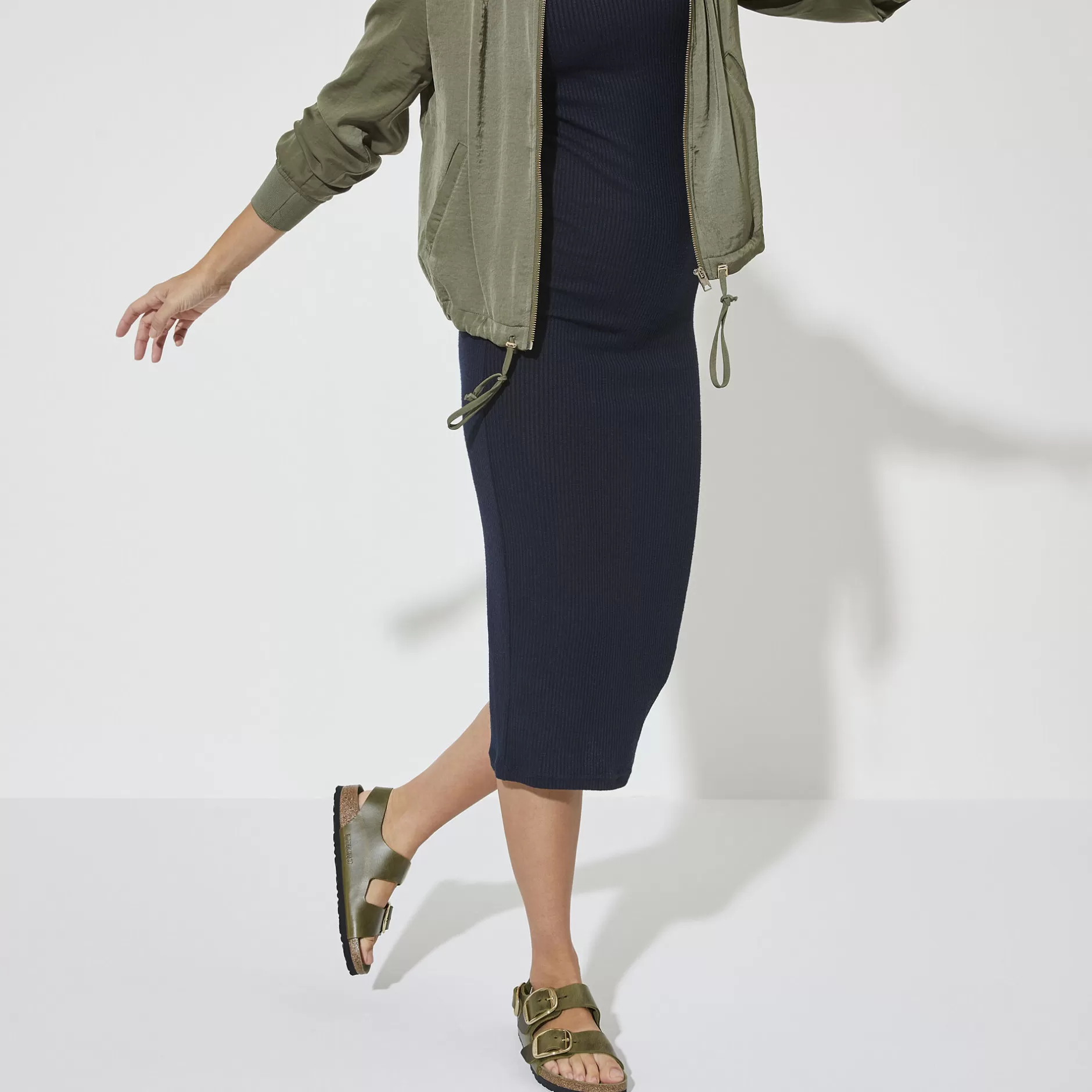 Birkenstock Milano Big Buckle Olive Green Online
