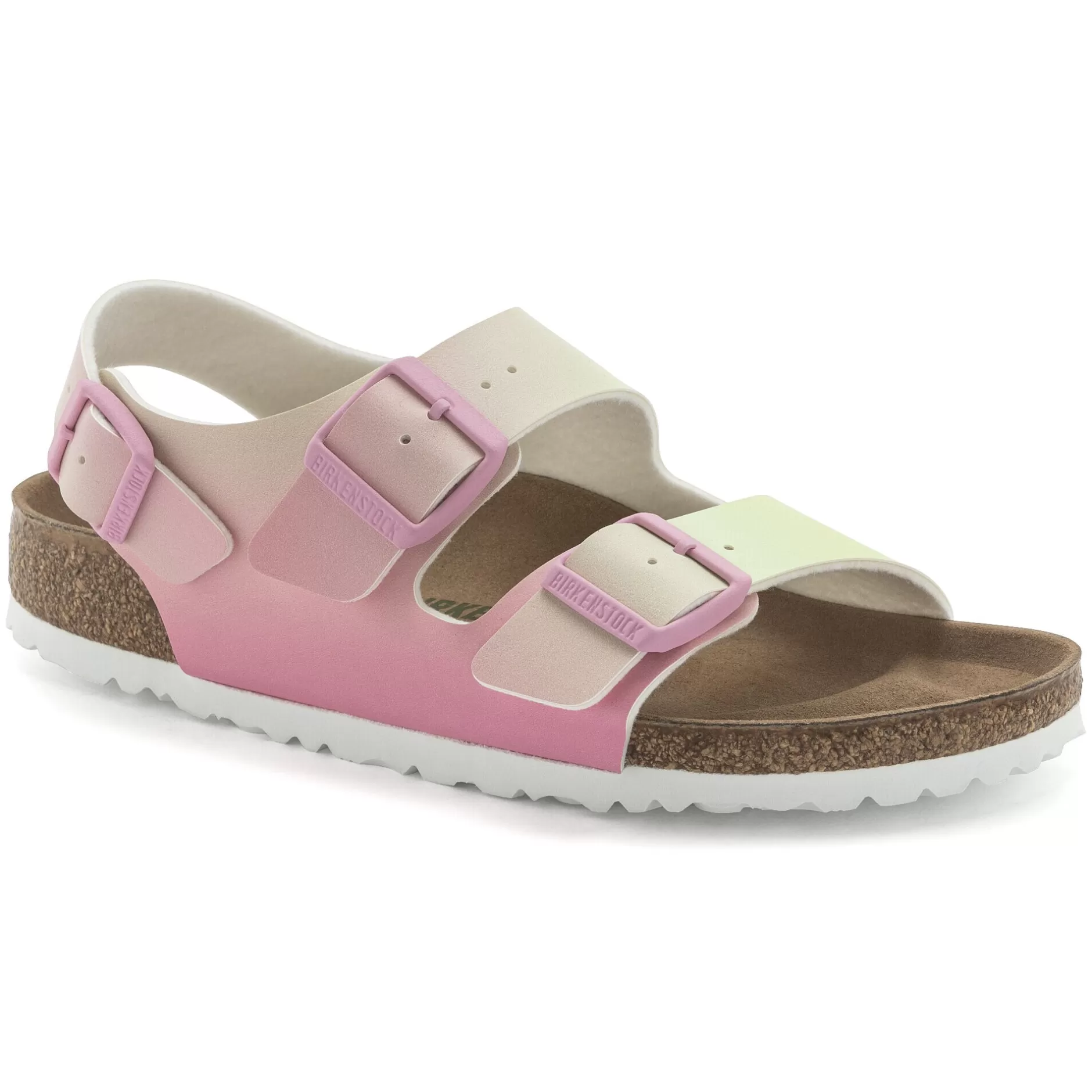 Birkenstock Milano Bs Candy Pink/Faded Lime Outlet