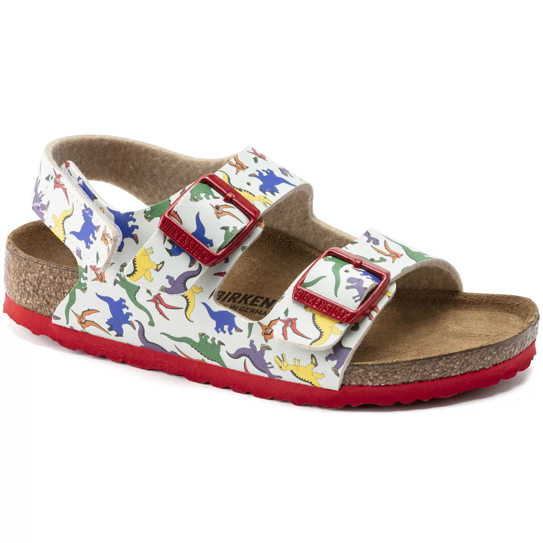 Birkenstock Milano Hl Kids Best Friends Dino Multi New