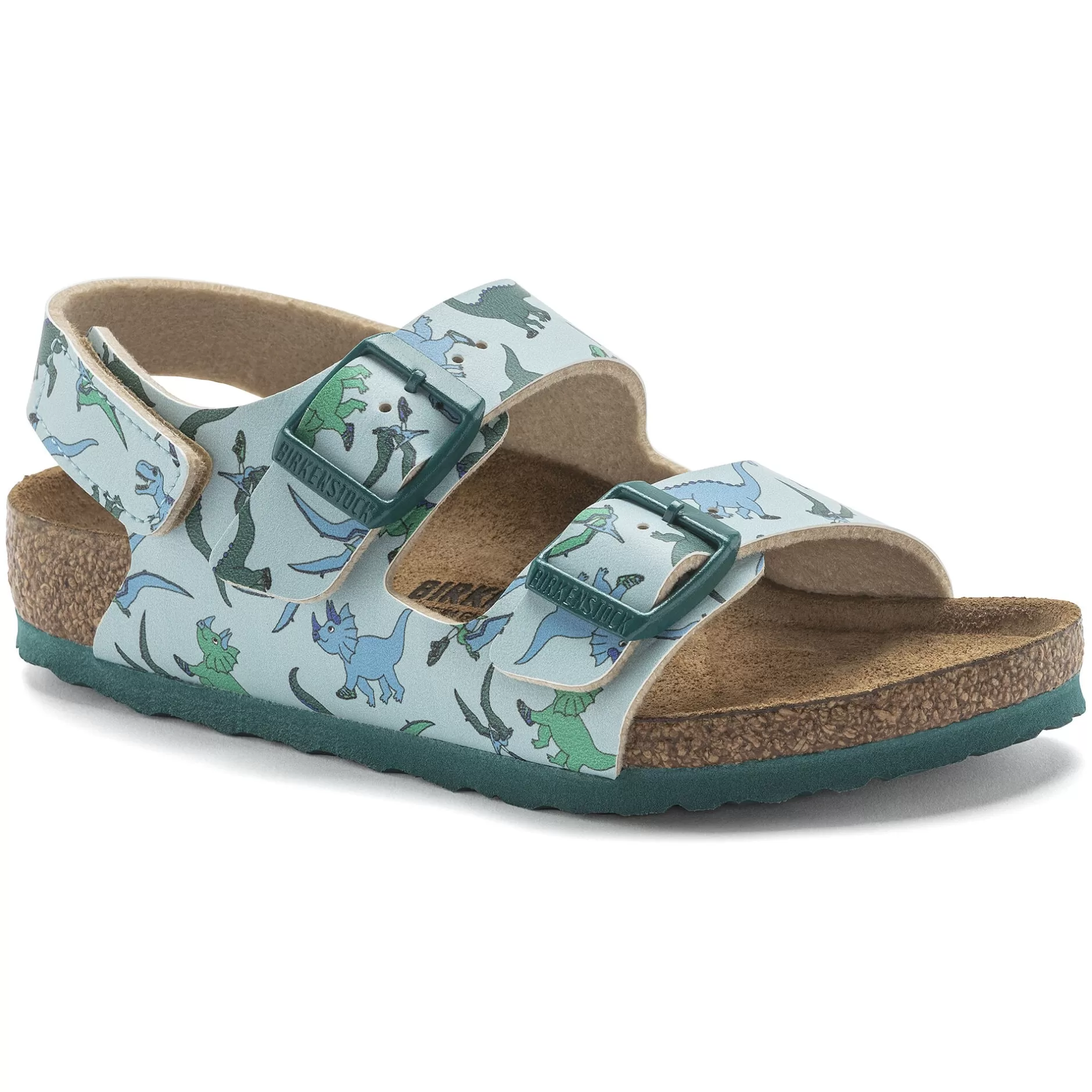 Birkenstock Milano Hl Kids Big Dino Light Blue Cheap