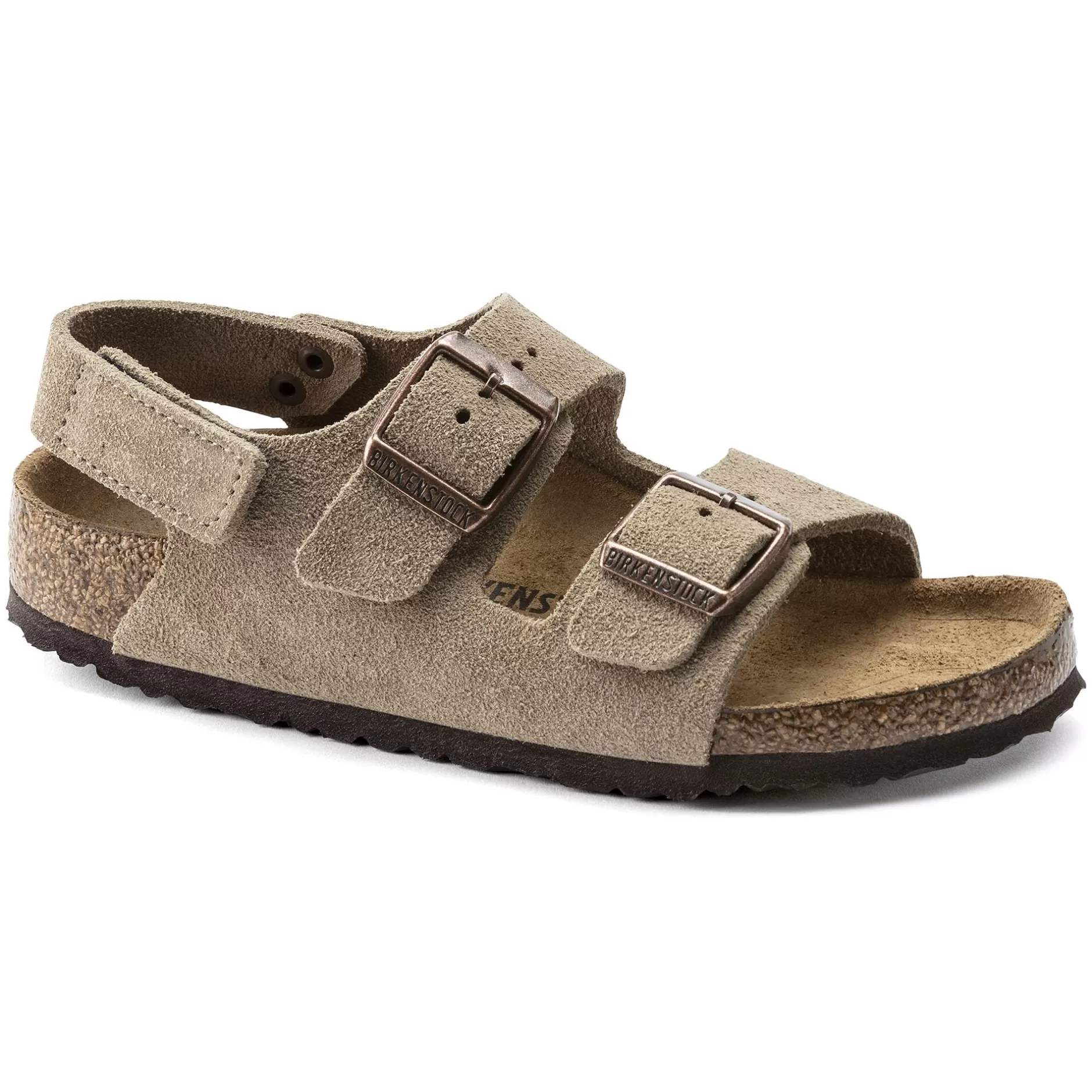 Birkenstock Milano Hl Suede Kids Taupe Shop