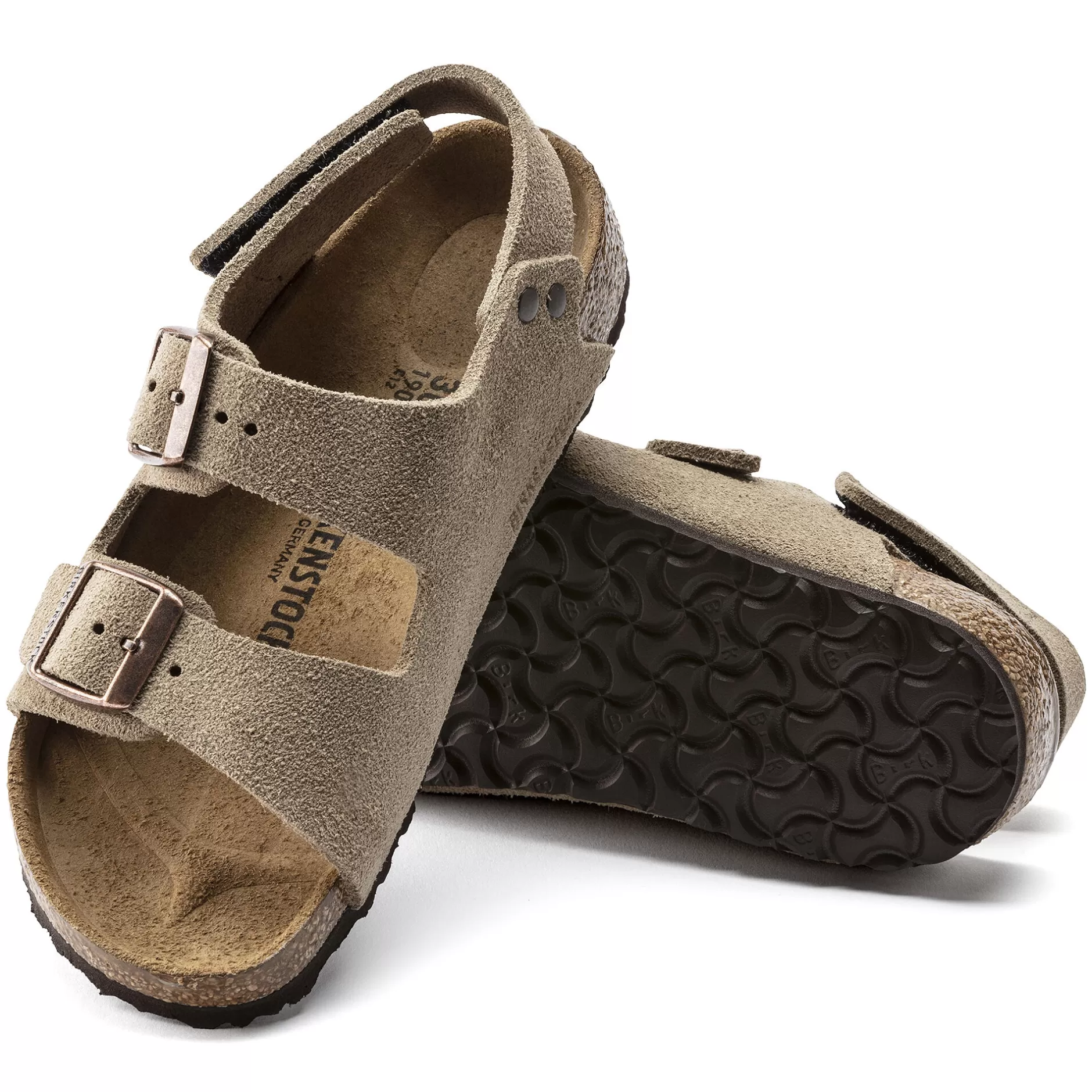 Birkenstock Milano Hl Suede Kids Taupe Shop
