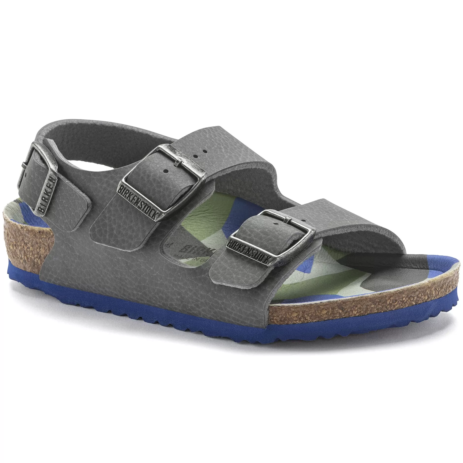 Birkenstock Milano Kids Desert Soil Camo Gray Online